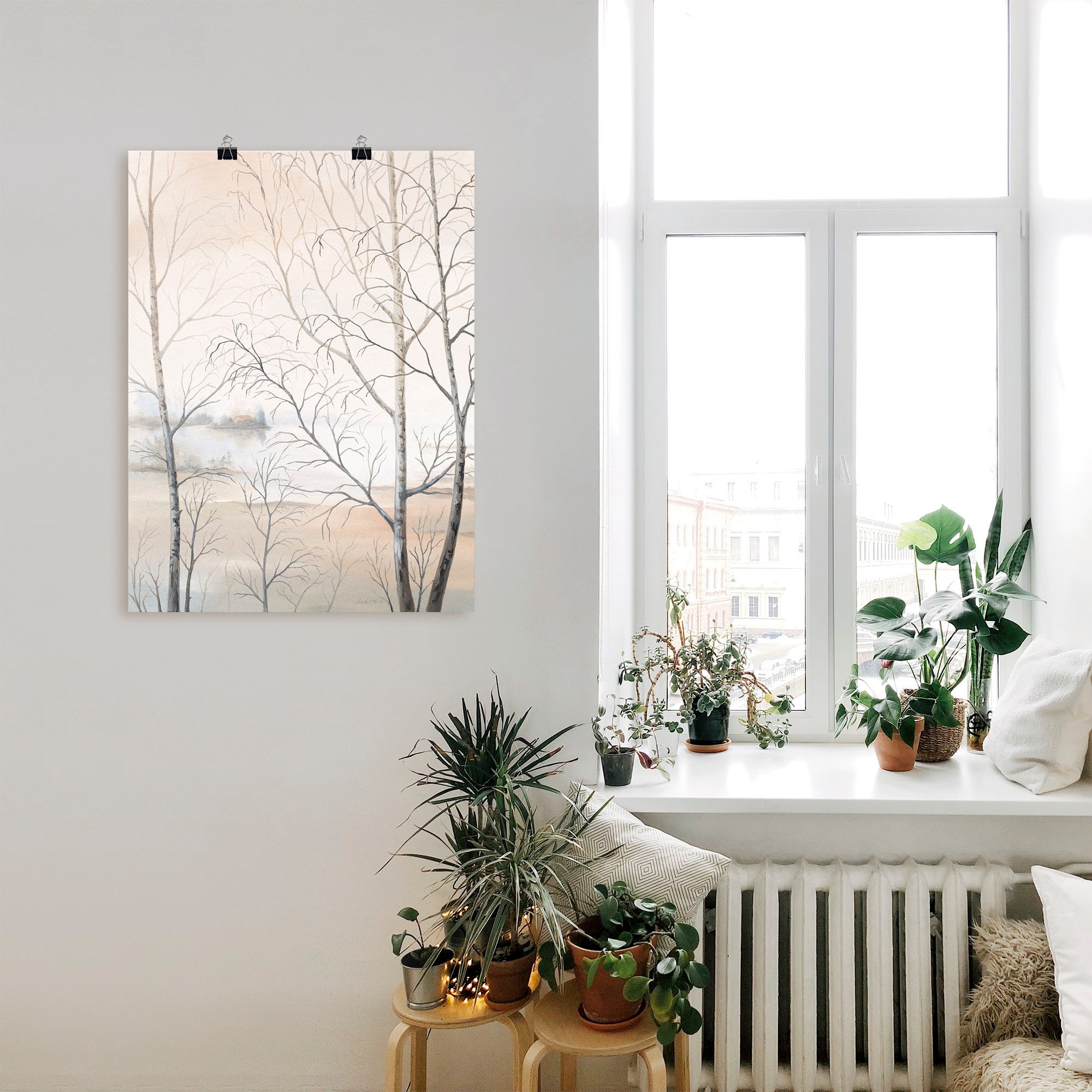 Artland »Seeufer am Wald II« Gewässer 1 Stk. tlg. ohne Rahmen