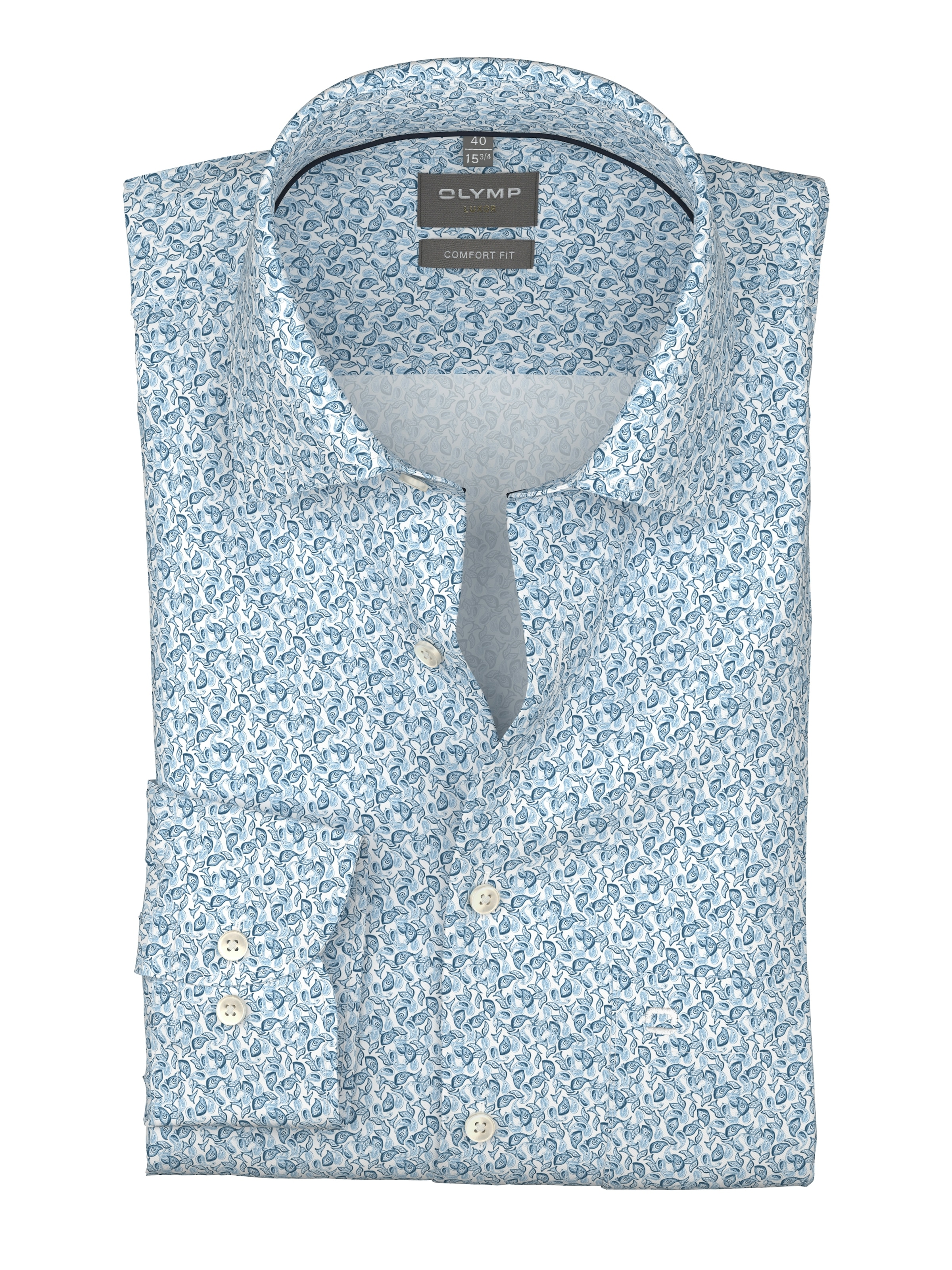 OLYMP Langarmhemd "Luxor" comfort fit, Businesshemd, New-Kentkragen günstig online kaufen