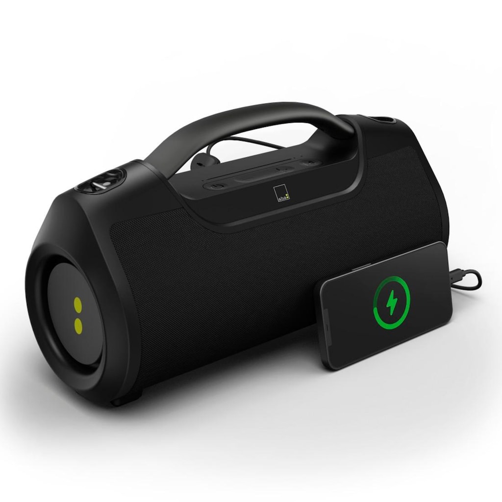 aha Bluetooth-Lautsprecher »N-ERGY, 60W stereo, kabellos, Powerbank, wasserdicht nach IPX6«