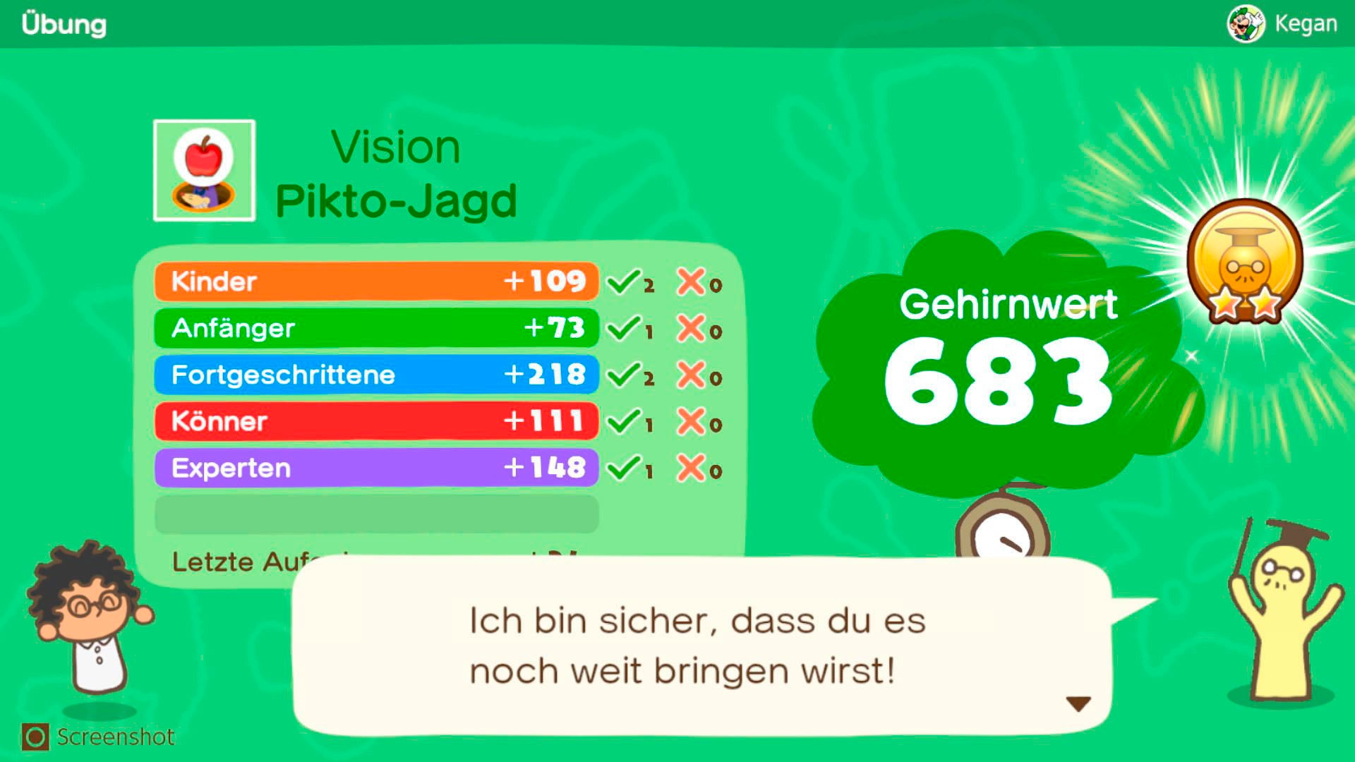 Nintendo Switch Konsolen-Set »OLED weiß + Big Brain Academy: Kopf an Kopf + Everybody 1-2-Switch!«