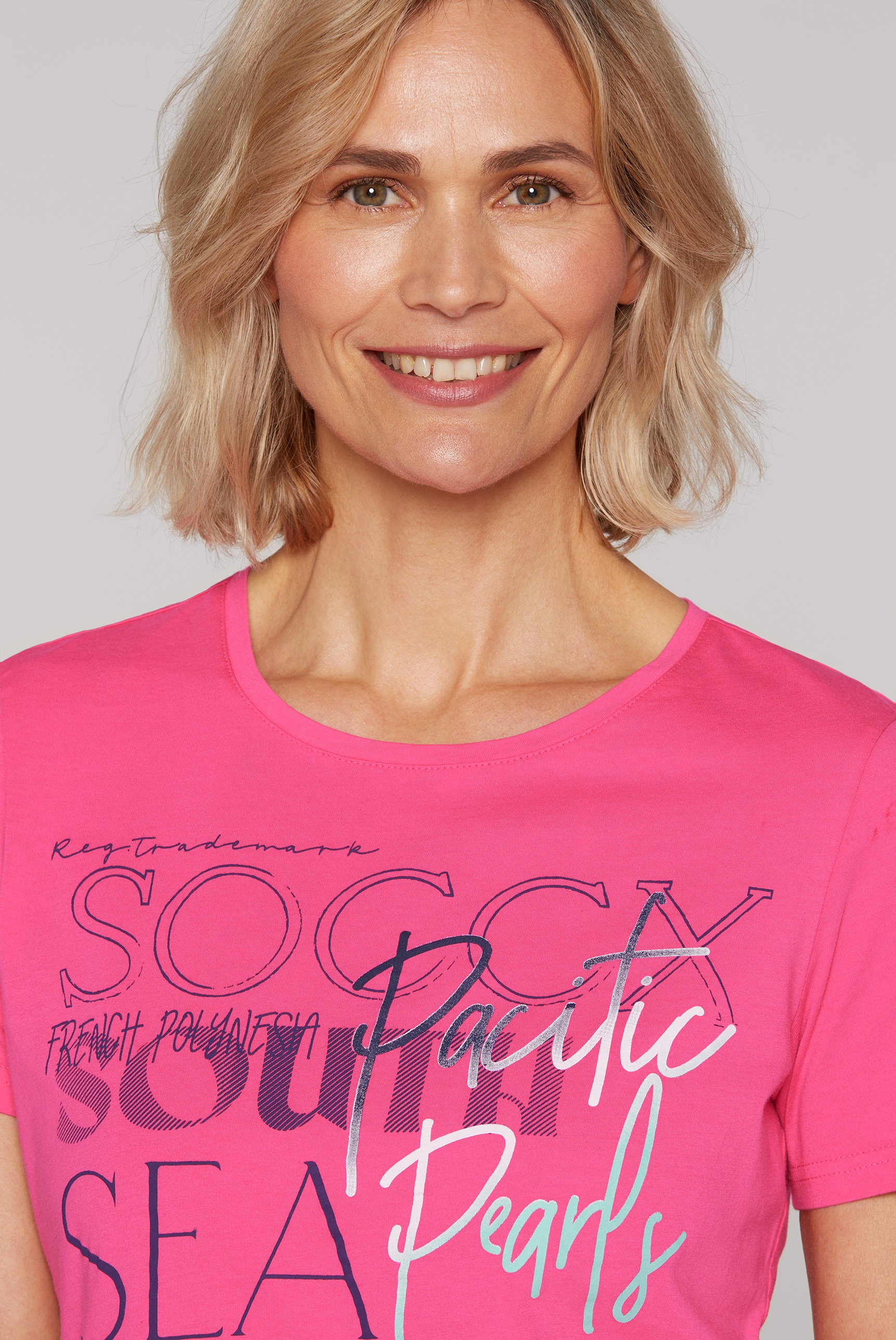 SOCCX Rundhalsshirt, aus Baumwolle