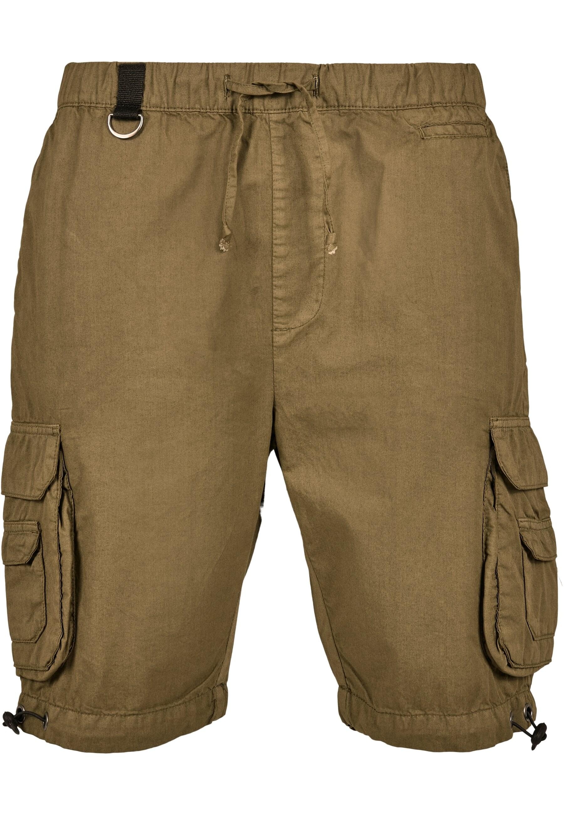 URBAN CLASSICS Stoffhose "Urban Classics Herren Double Pocket Cargo Shorts", (1 tlg.)