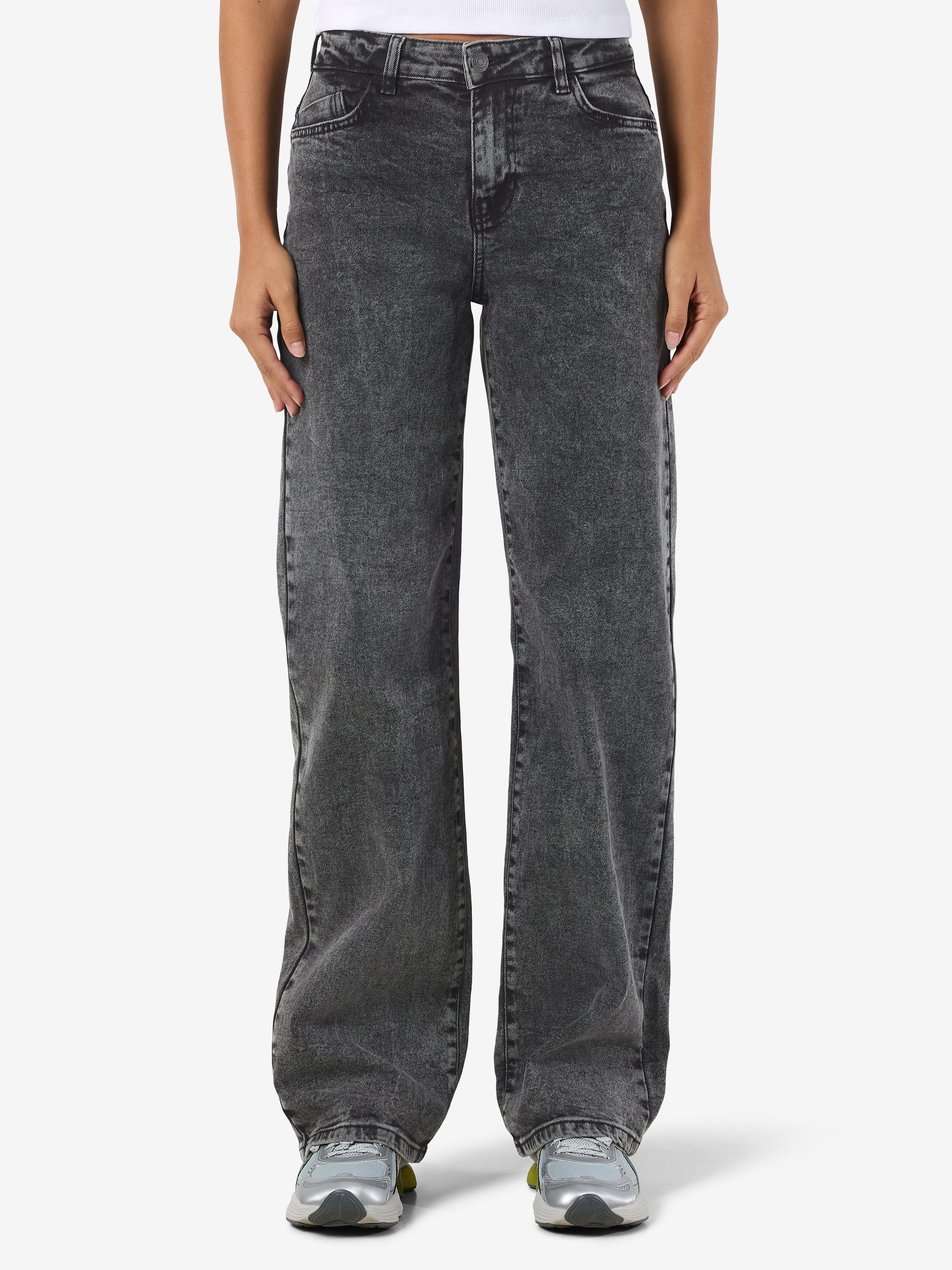 Noisy may Weite Jeans "NMYOLANDA NW WIDE JEANS AZ391DG FWD NOOS" günstig online kaufen