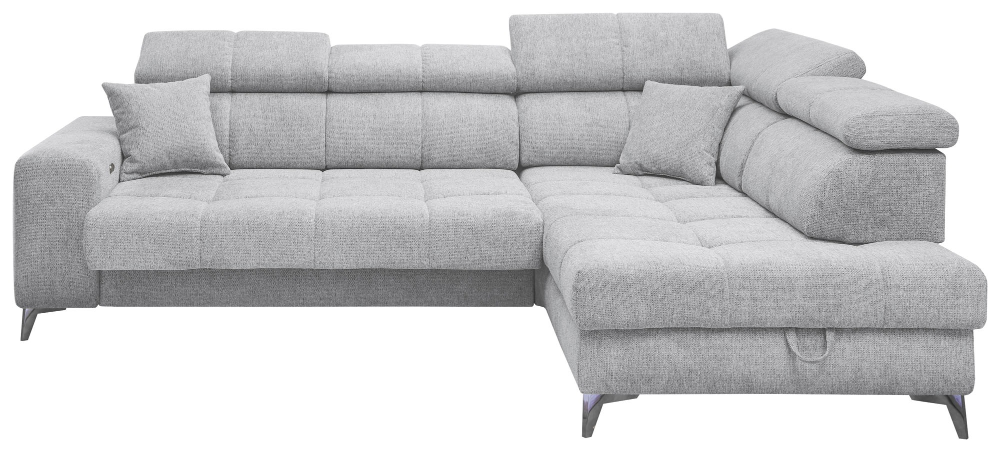 Thumbnail - ED EXCITING DESIGN Ecksofa "Sydney L-Form mit Bettfunktion, Bettkasten, Kopfteilverstellung", motorischer Sitztiefenvers...