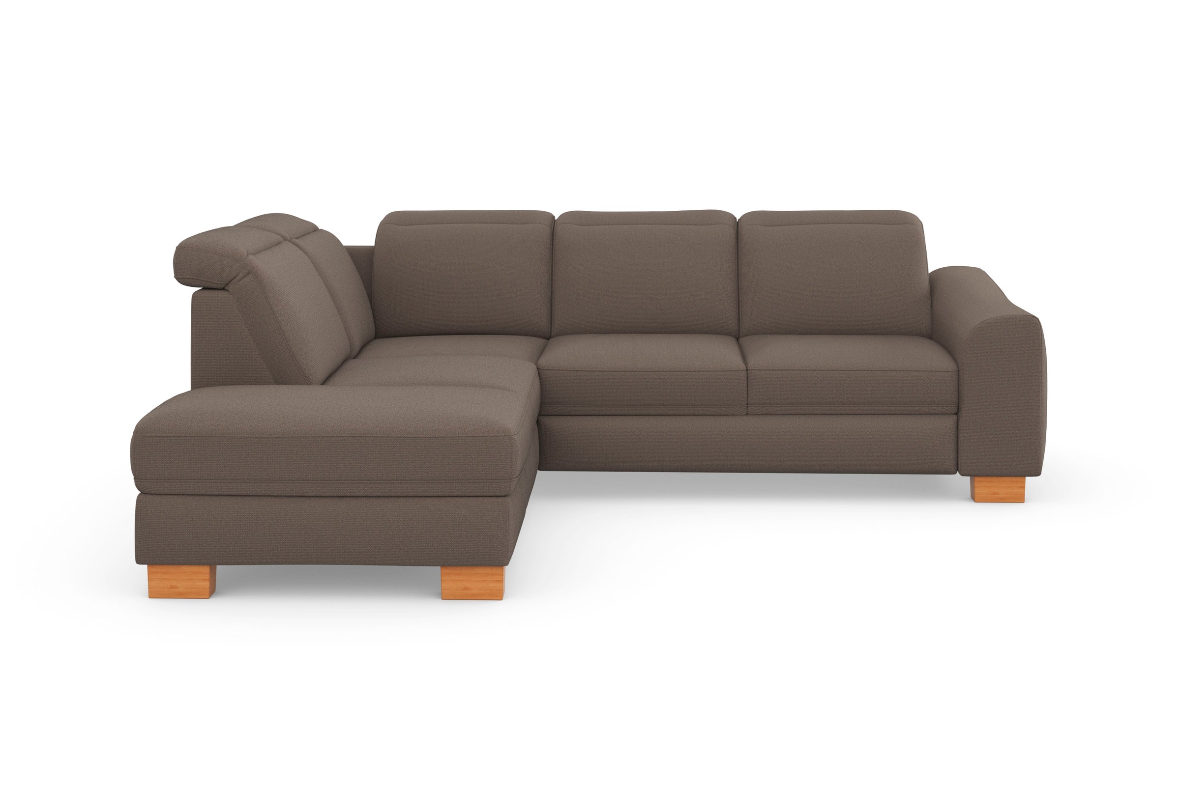 sit&more Ecksofa "Dundee L-Form", mit Federkern und Massivholzfüßen, wahlwe günstig online kaufen