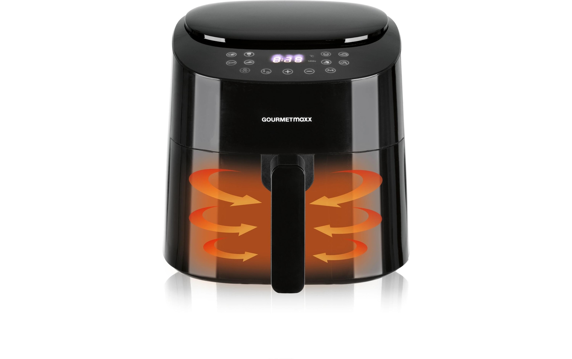 GOURMETmaxx Heißluftfritteuse »Digital Schwarz« 1450 W