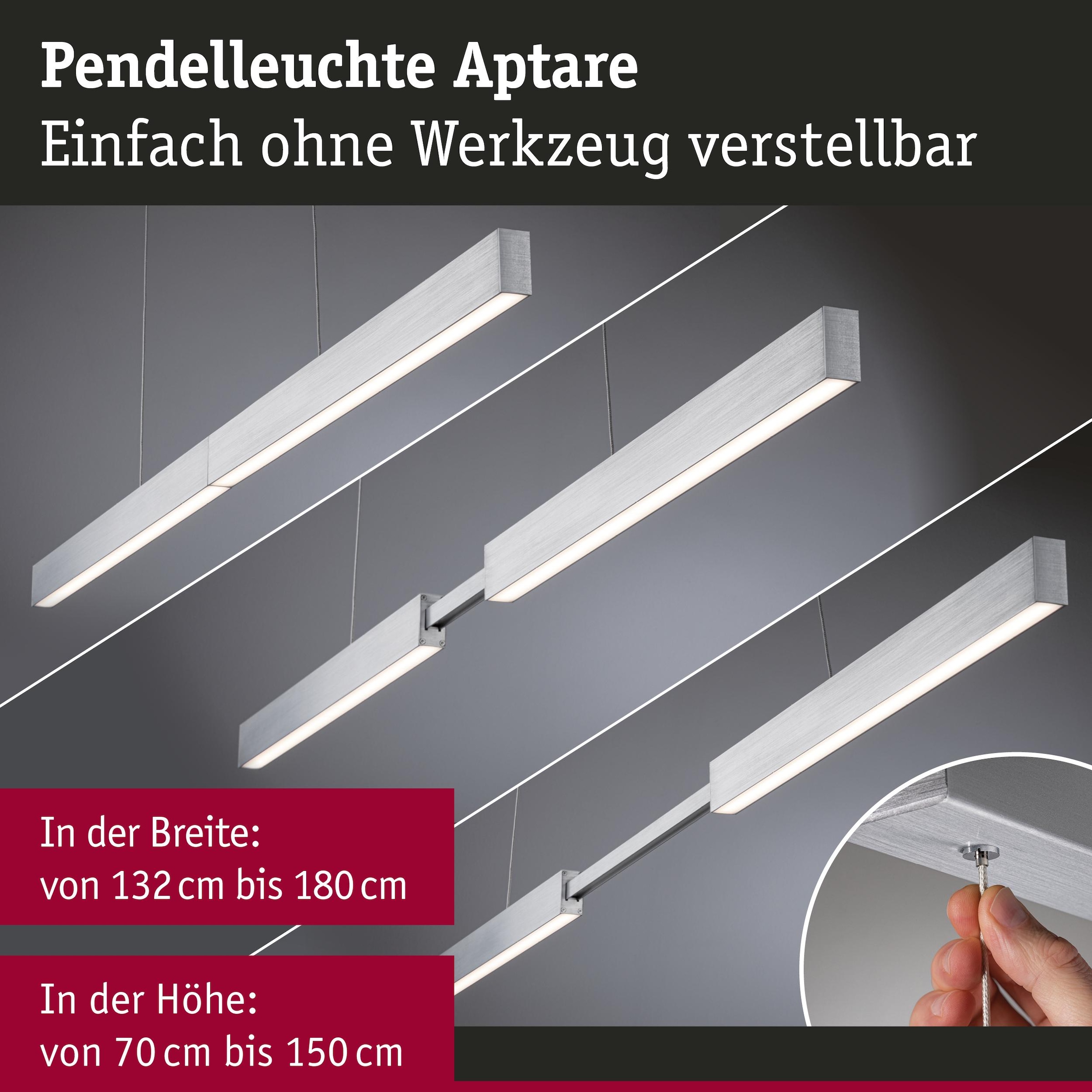 Paulmann LED Pendelleuchte »Aptare RGBW+« LED-Modul 1 Stk. Tageslichtweiß Smart Home