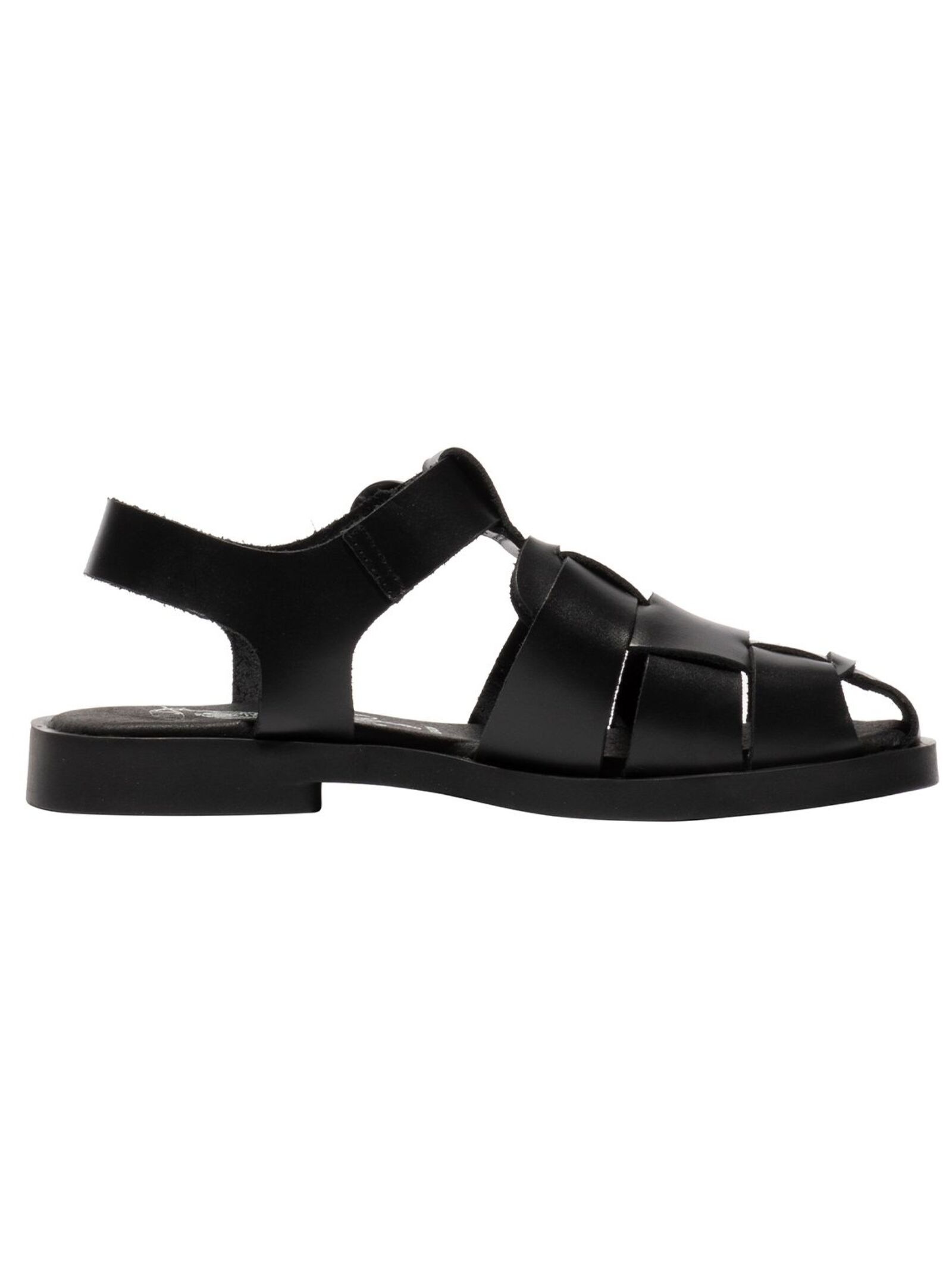Fly London Strap Sandal Leather Black 39 3