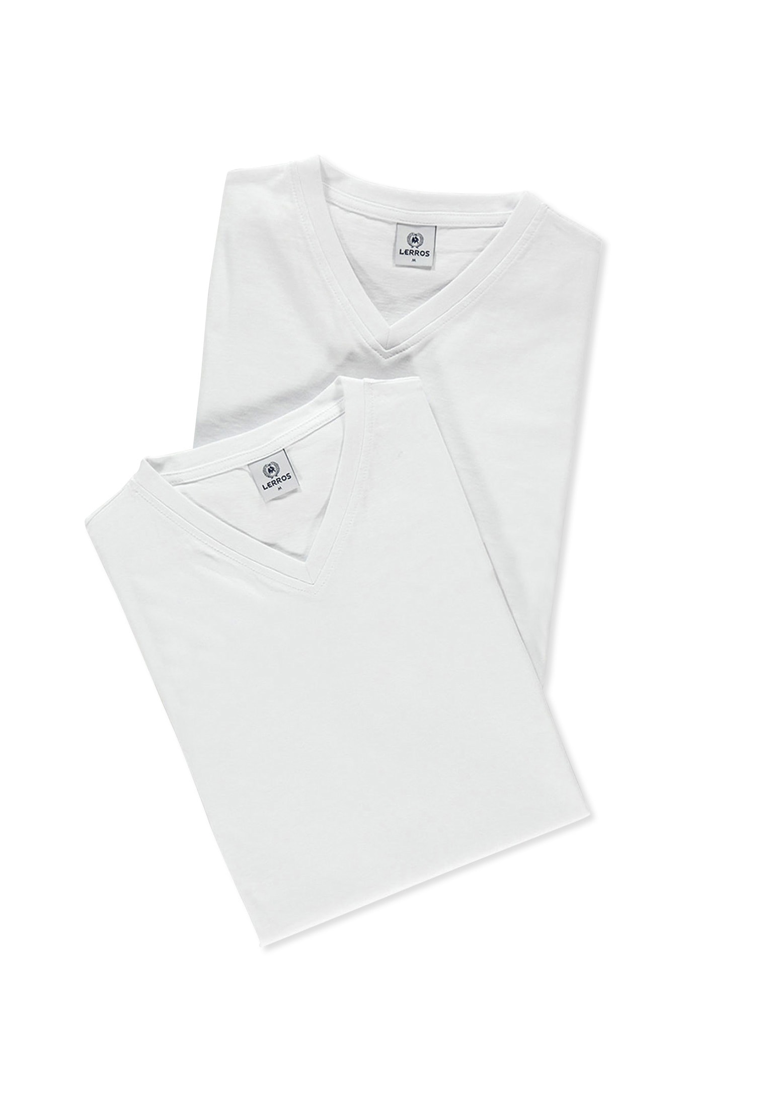 LERROS T-Shirt "V-Neck Doppelpack T-Shirt in Premium Baumwollqualität" günstig online kaufen