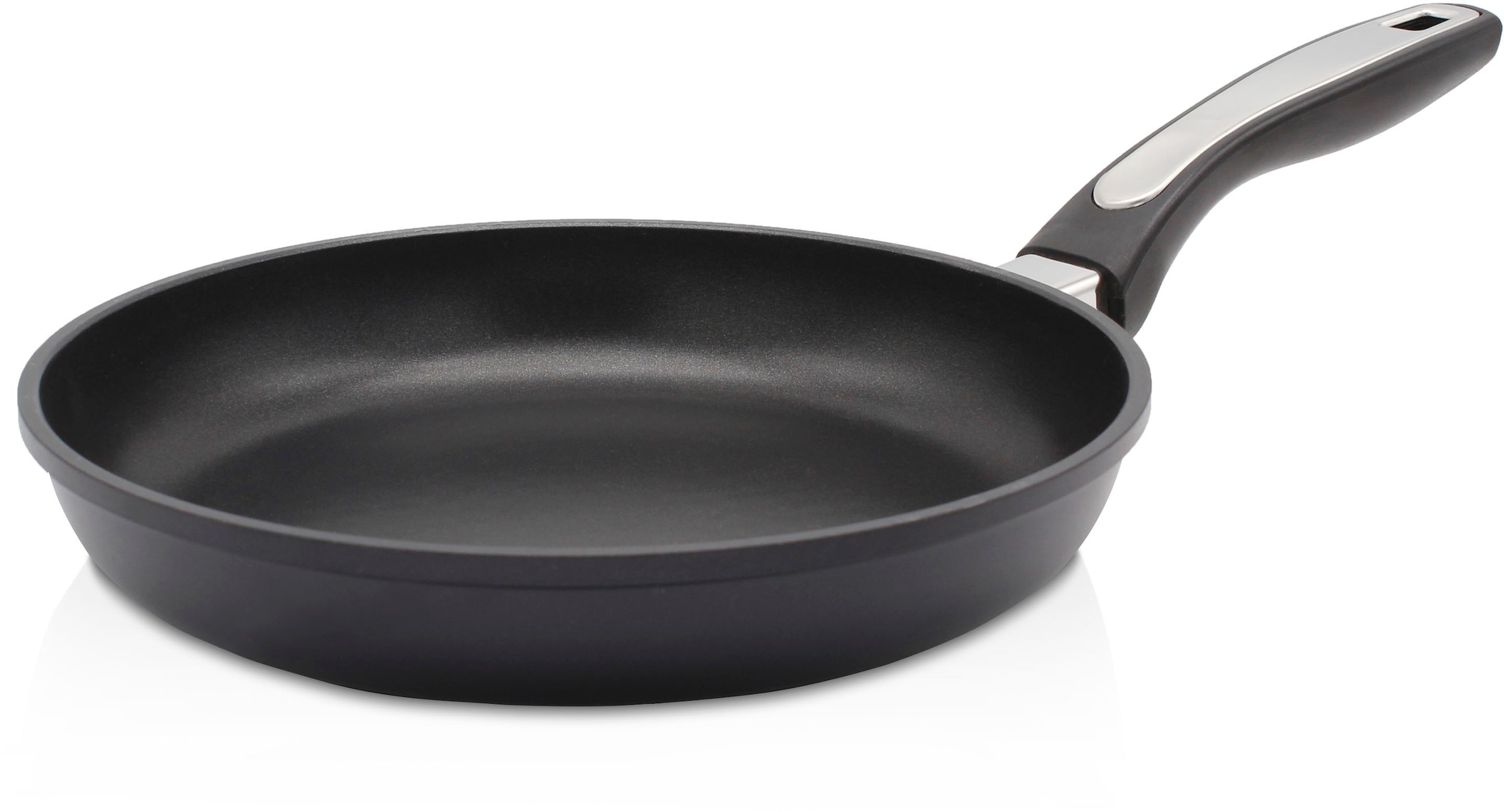 Krüger Bratpfanne »Aluguss Pfanne flach DELTA«, Aluminiumguss, (1 tlg.), für Induktions-Kochfelder geeignet