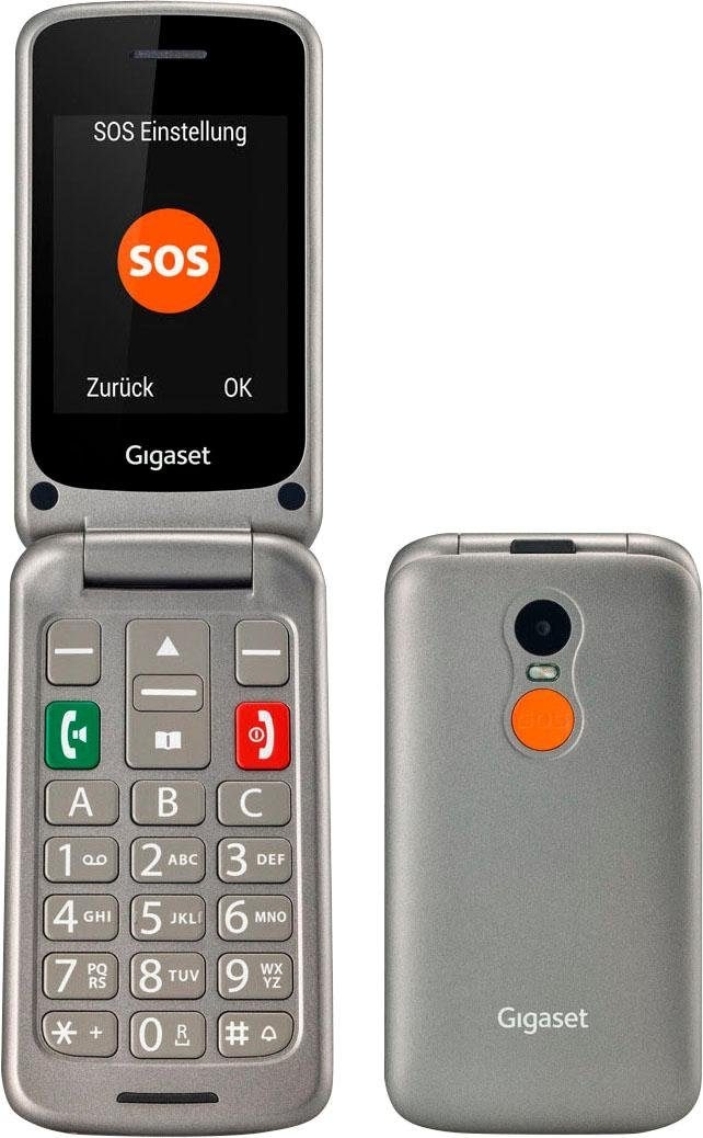 Gigaset Klapphandy »GL590« Titan-silber