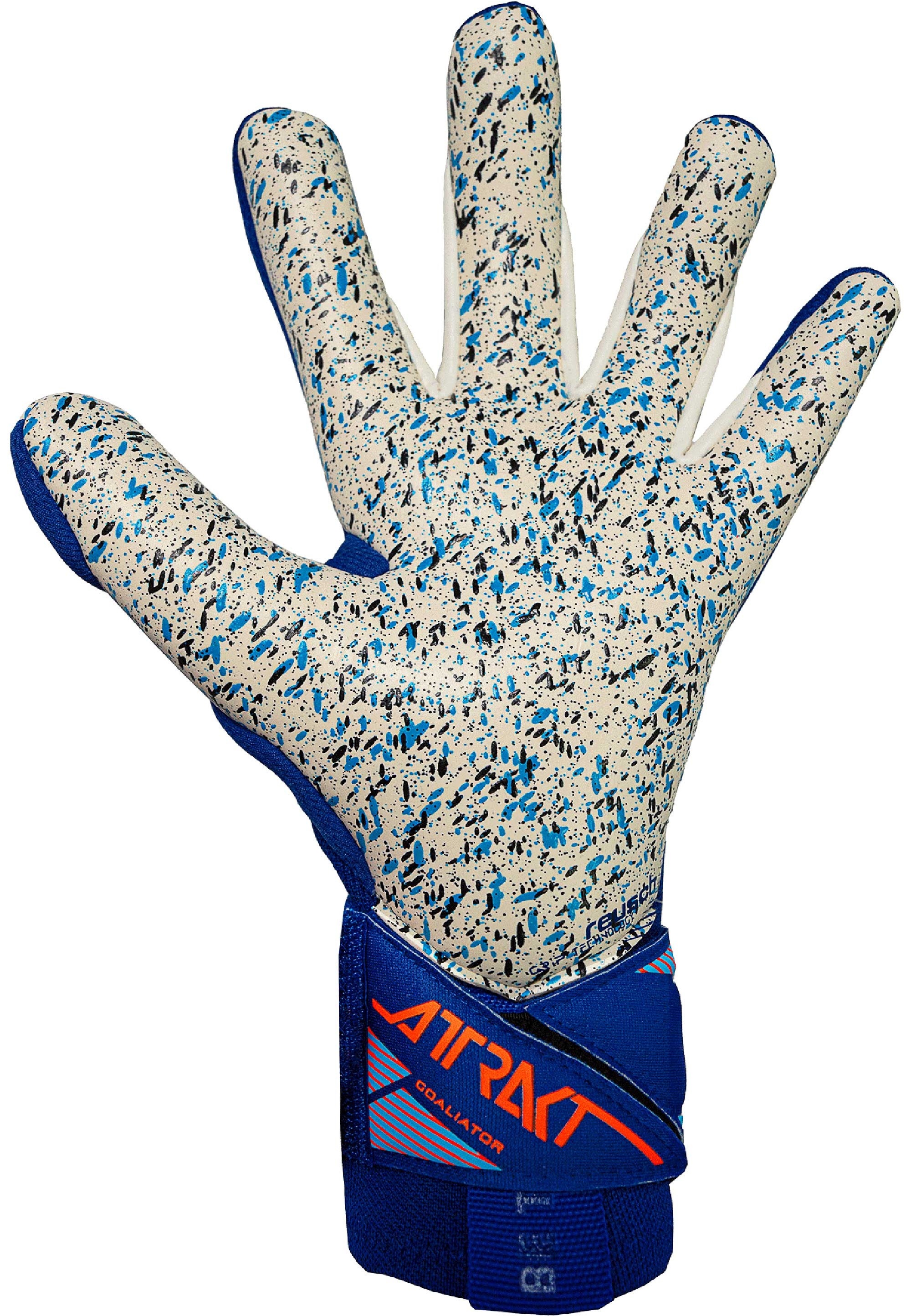 Reusch Gants De Gardien De But Attrakt Freegel Fusion Goaliator Sharp Blu / Shock Orange 9.5 unisex 3