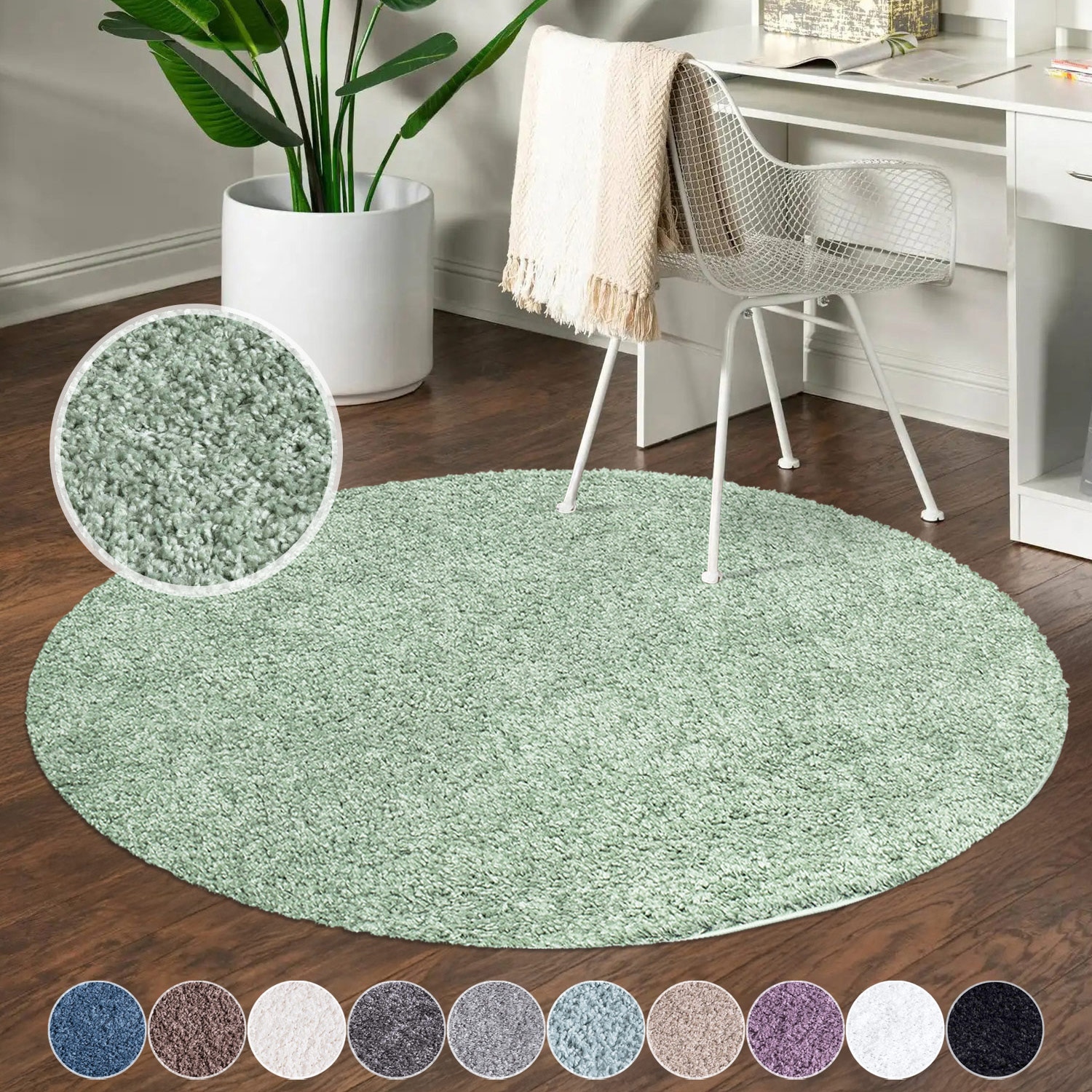 Carpet City Hochflor-Teppich "City Shaggy" rund 30 mm Höhe Teppich Langflor günstig online kaufen