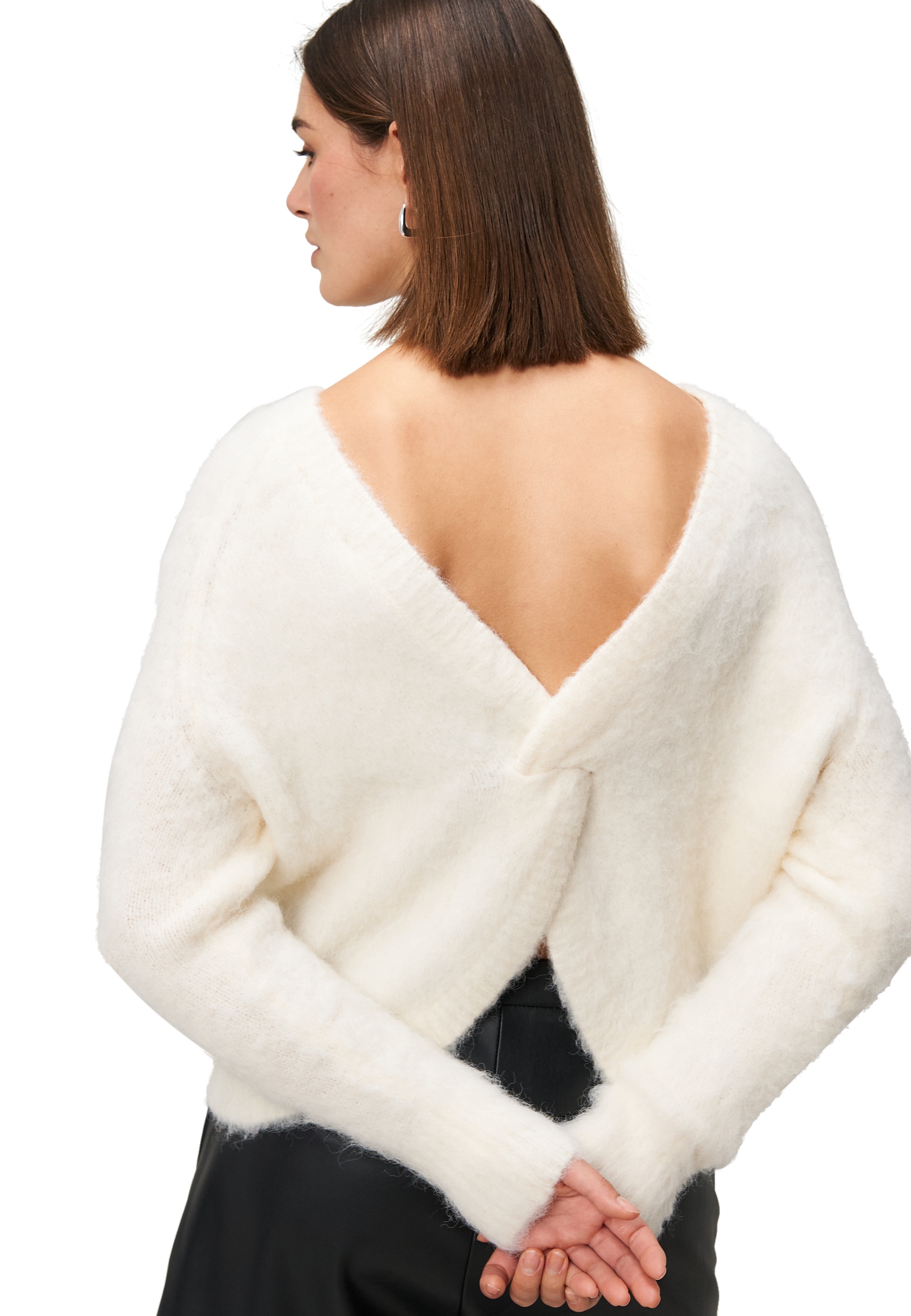 Zero Strickpullover »Damen mit Rückenausschnitt« 1 Stk. rückenfrei