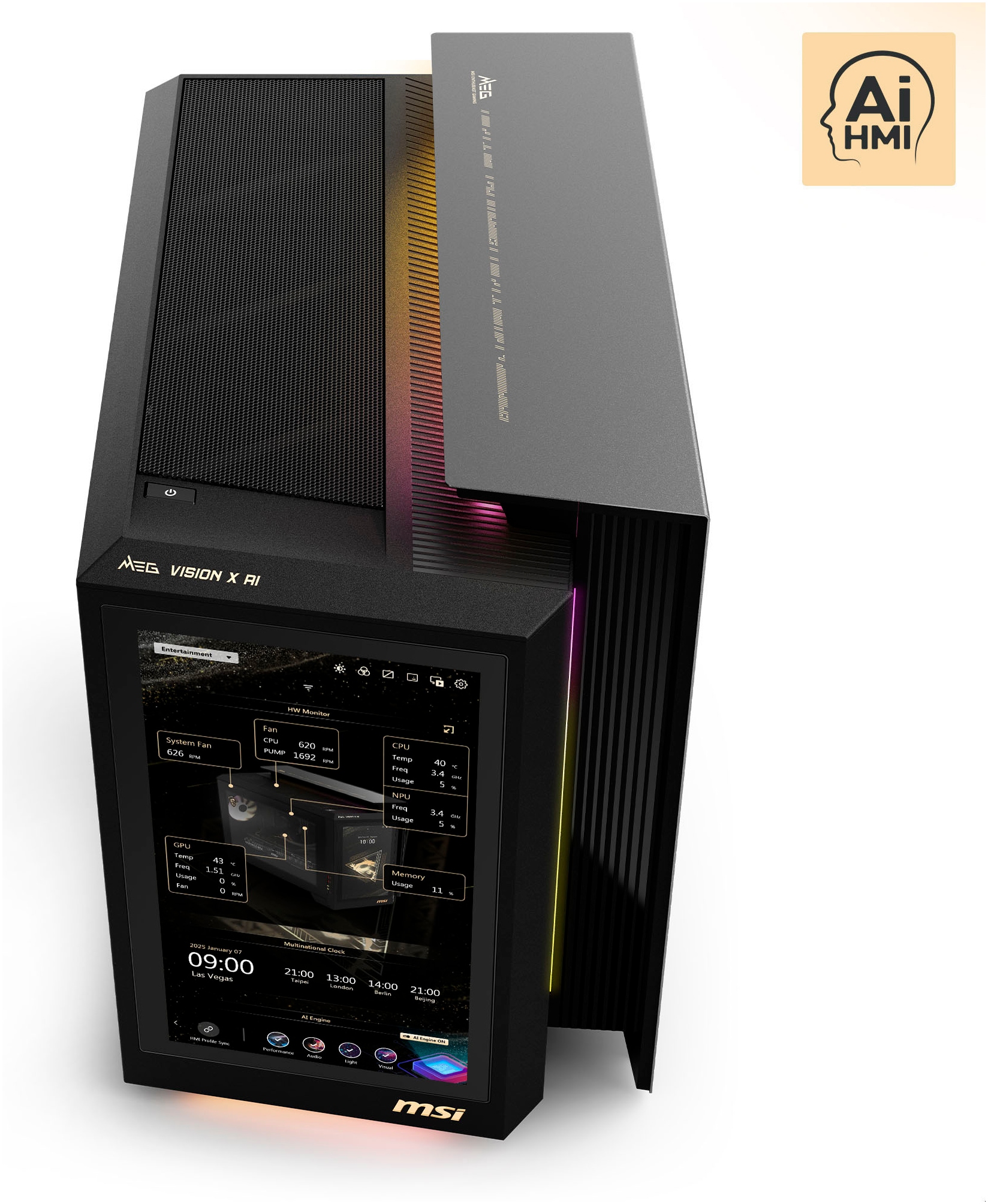 MSI Gaming-PC »MEG Vision X AI 2NVZ9-006DE«