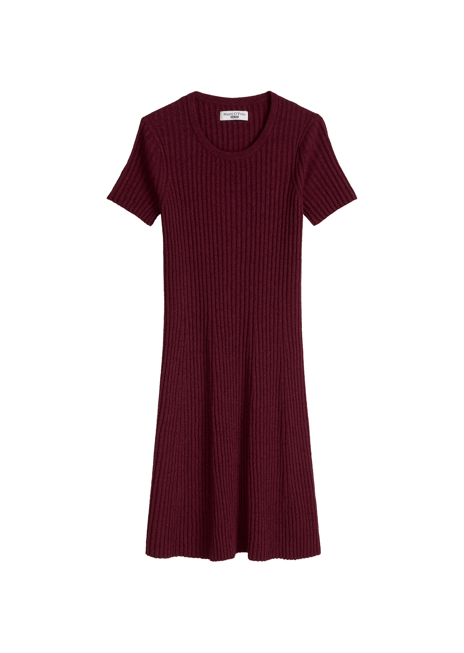 Marc O'Polo DENIM Strickkleid »aus geripptem Organic Cotton-Mix«