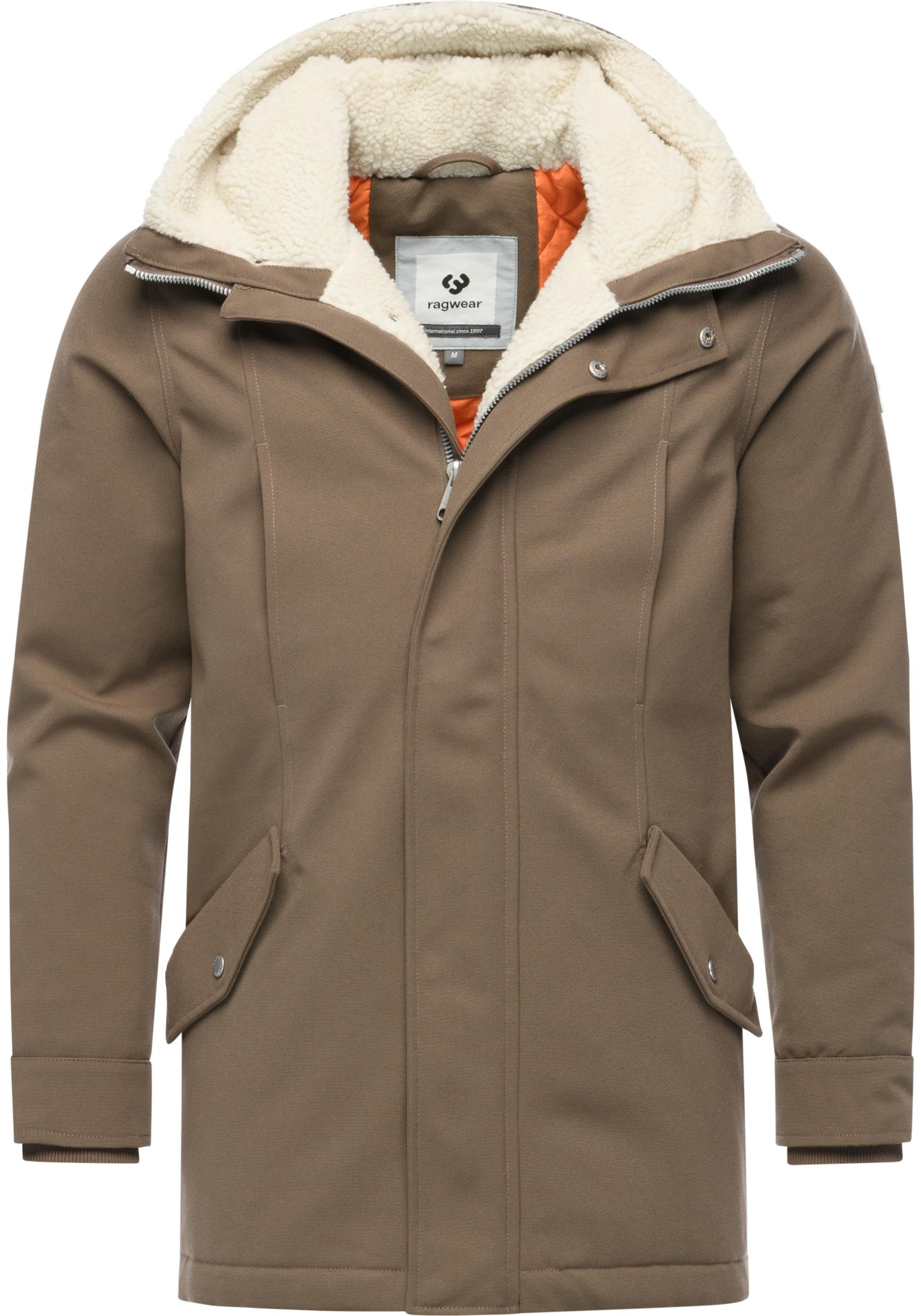 Ragwear Kurzmantel »Mr Cany YOUMODO« Wasserdichter Herren Wintermantel mit Kapuze