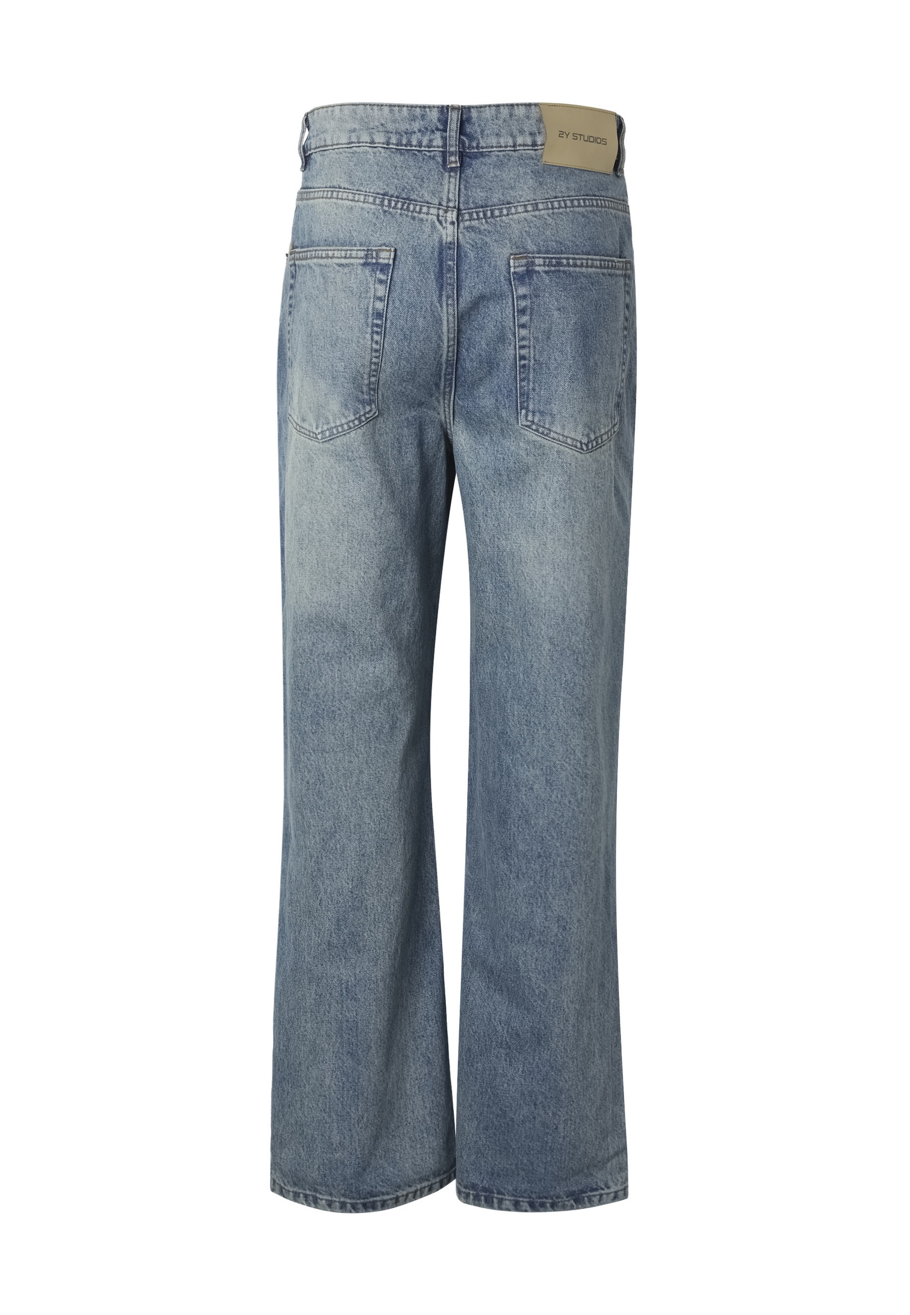 2Y Studios Adrik Basic Baggy Jeans Vintage Blau 31 5