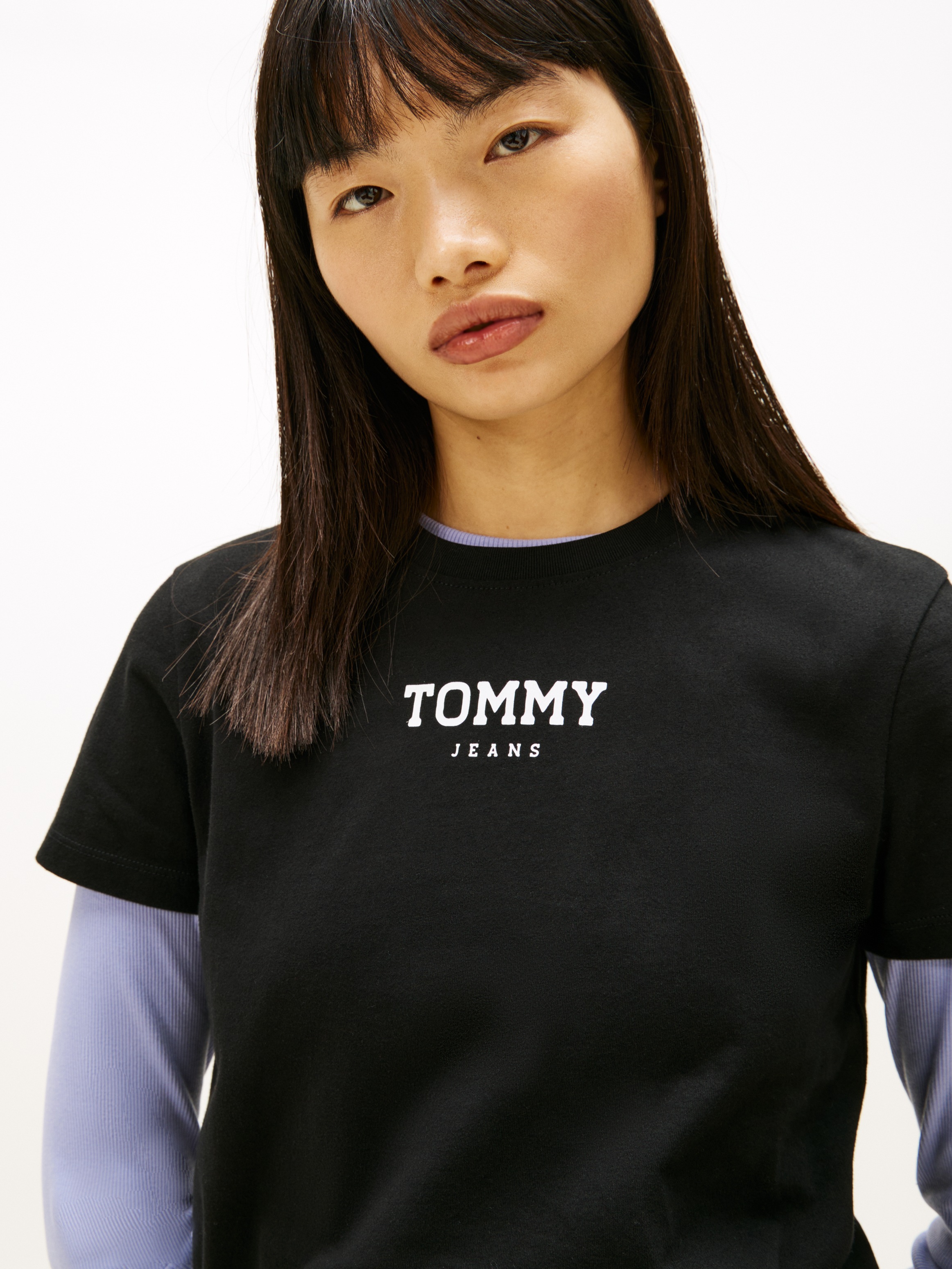 Tommy Jeans Kurzarmshirt "TJW REG ESSENTIAL LOGO 2 TEE EXT" günstig online kaufen