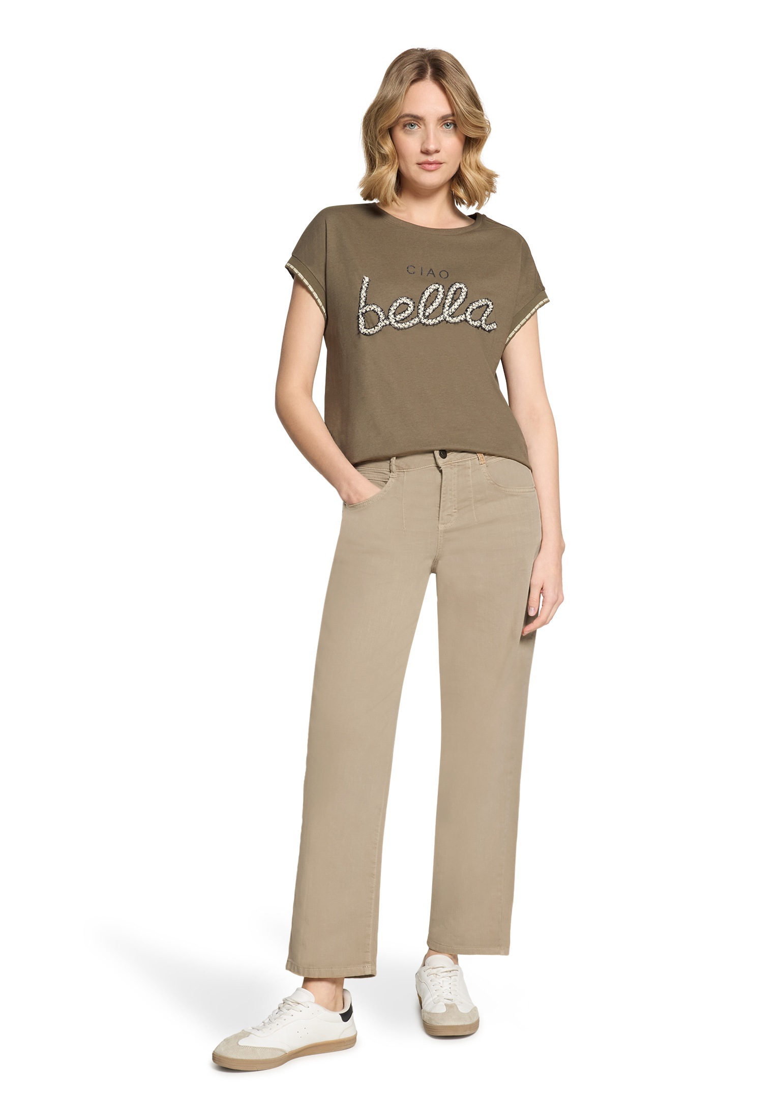 Cartoon Ankle-Jeans »Damen mit Waschung«