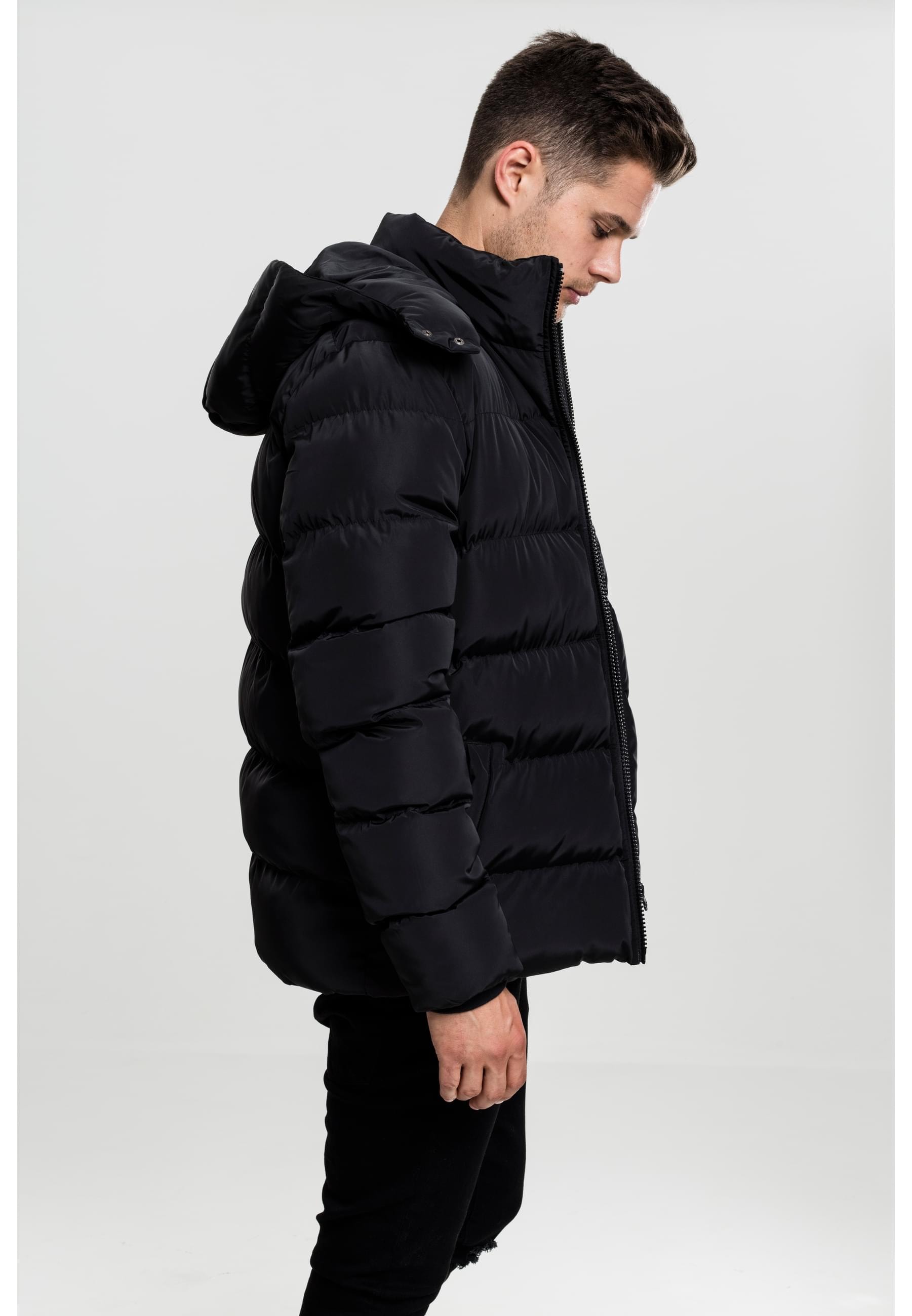 URBAN CLASSICS Allwetterjacke »Urban Classics Herren Hooded Puffer Jacket«, (1 St.), mit Kapuze