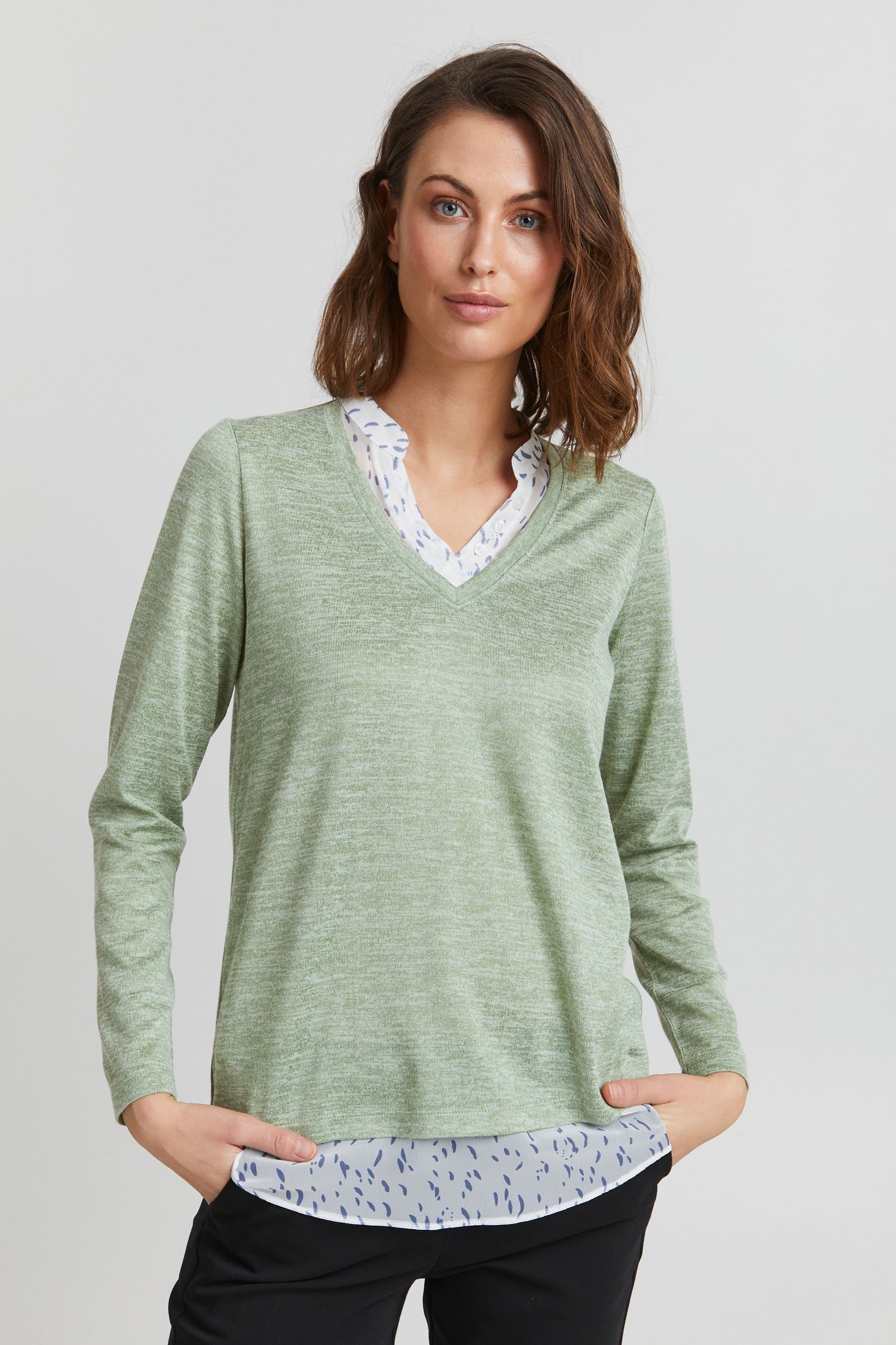 fransa Strickfleece-Pullover »Strickpullover FRFerexan«