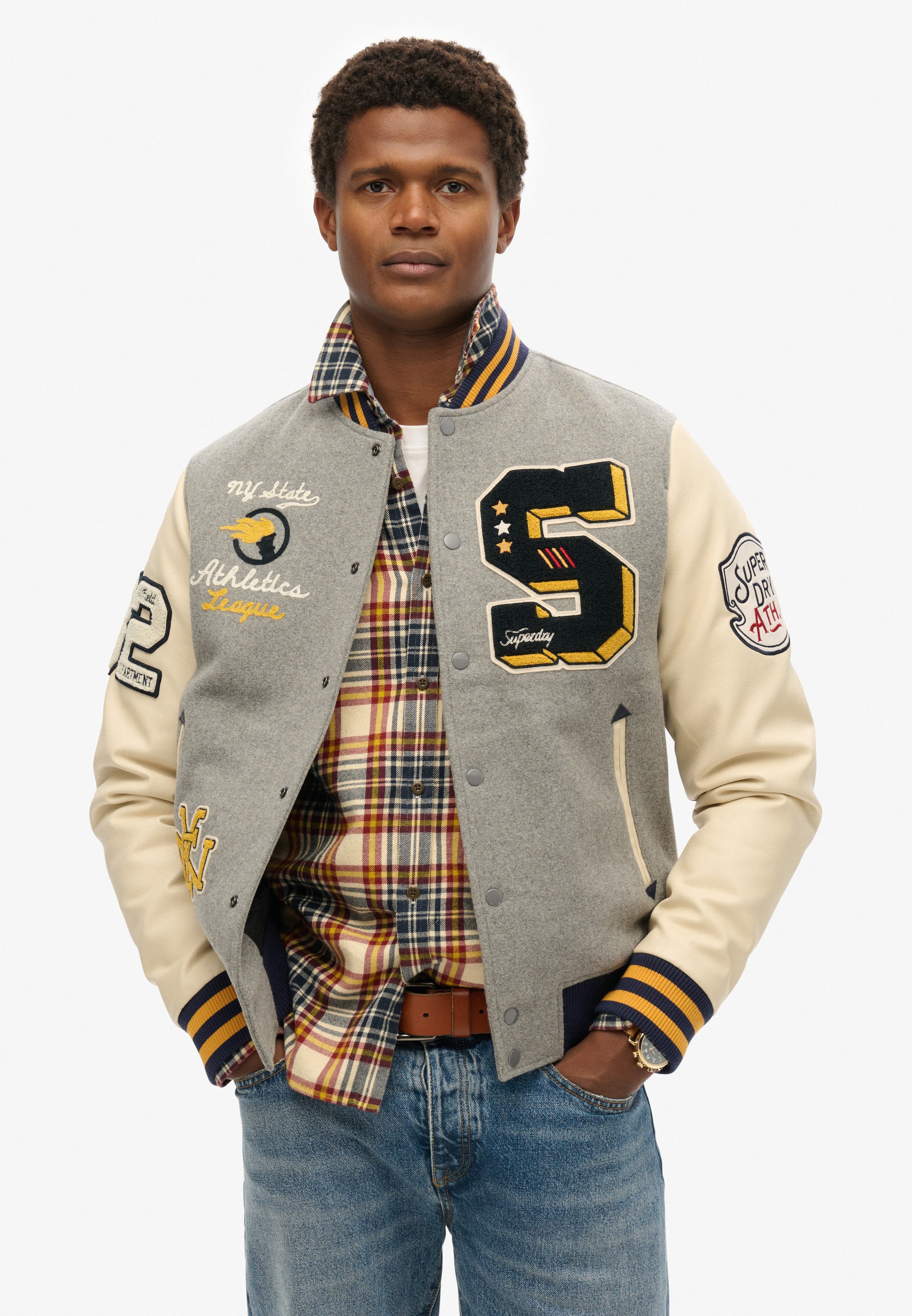 Superdry Parka "COLLEGE PATCHED BOMBER JACKET" günstig online kaufen