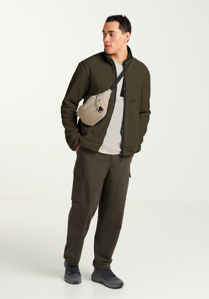 Jack Wolfskin Fleecejacke »STONE LITE JKT M« Sherpa-Fleecejacke, weich, wärmend