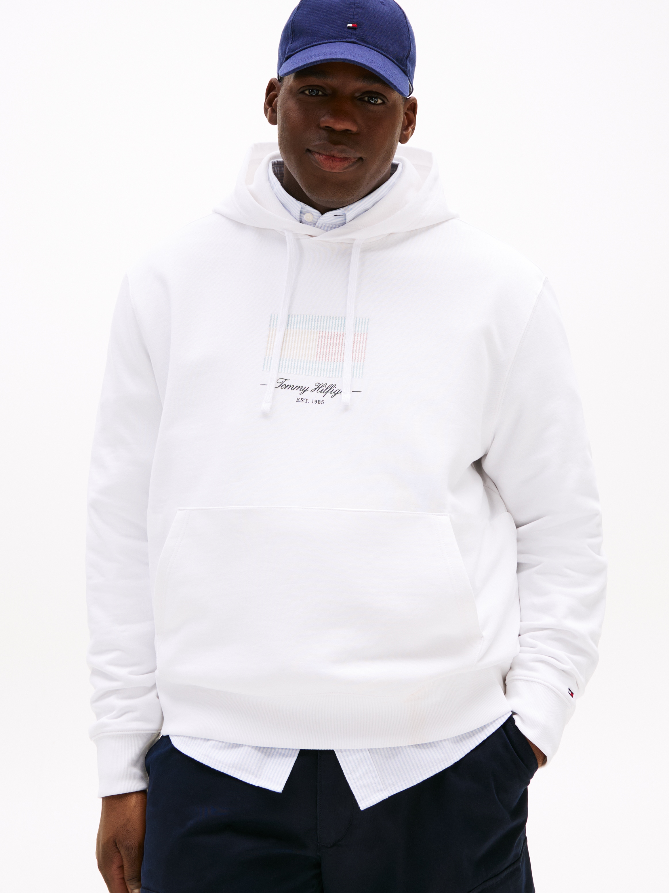 Tommy Hilfiger Big & Tall Kapuzensweatshirt "BT-ITHACA FLAG HOODIE-B", Groß günstig online kaufen