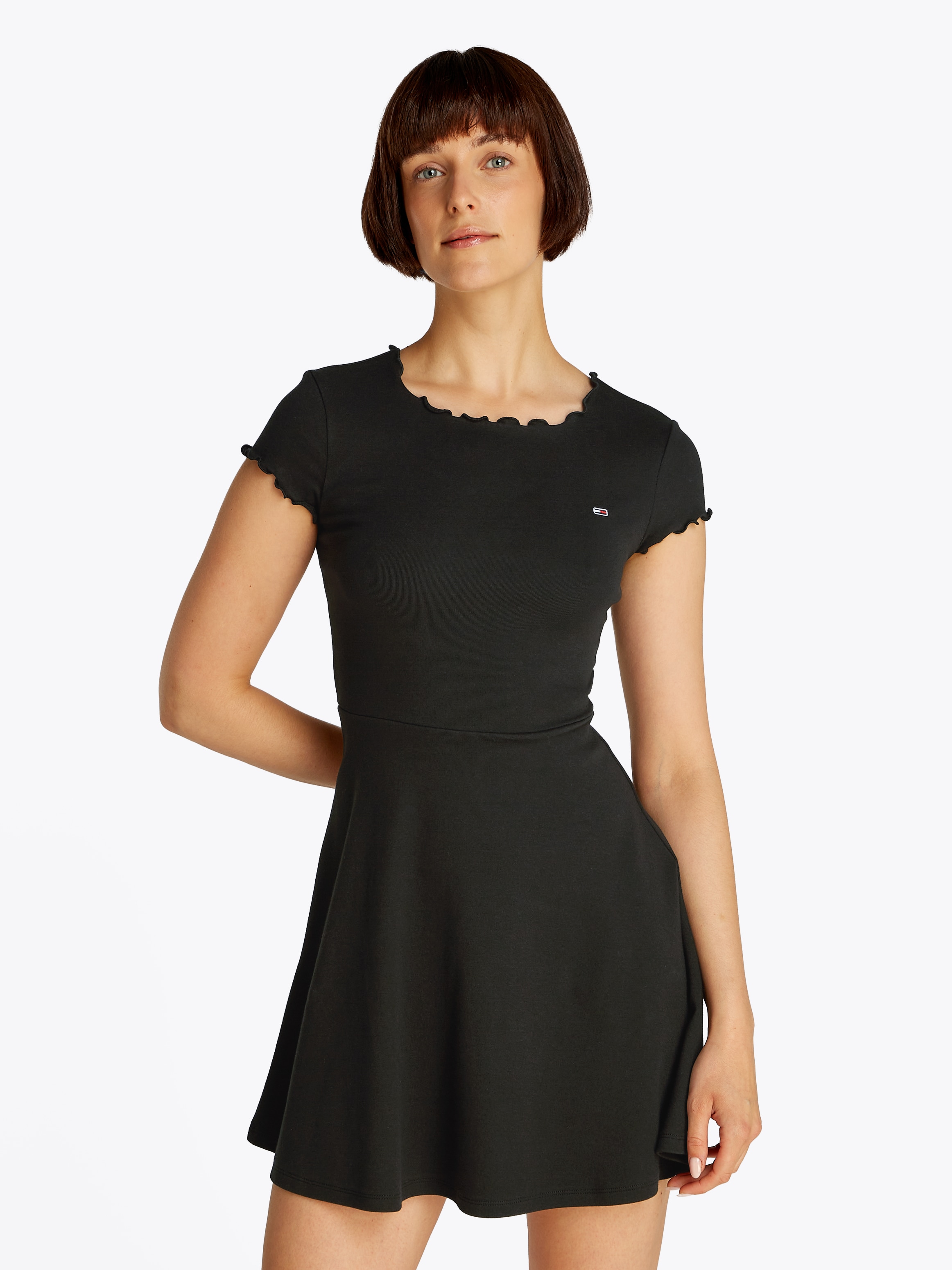 Tommy Jeans Skaterkleid "TJW BABYLOCK F&F DRESS EXT", mit Babylock