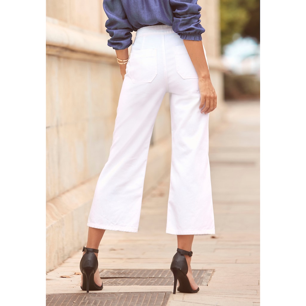 LASCANA Weite Jeans, in Culotte-Form