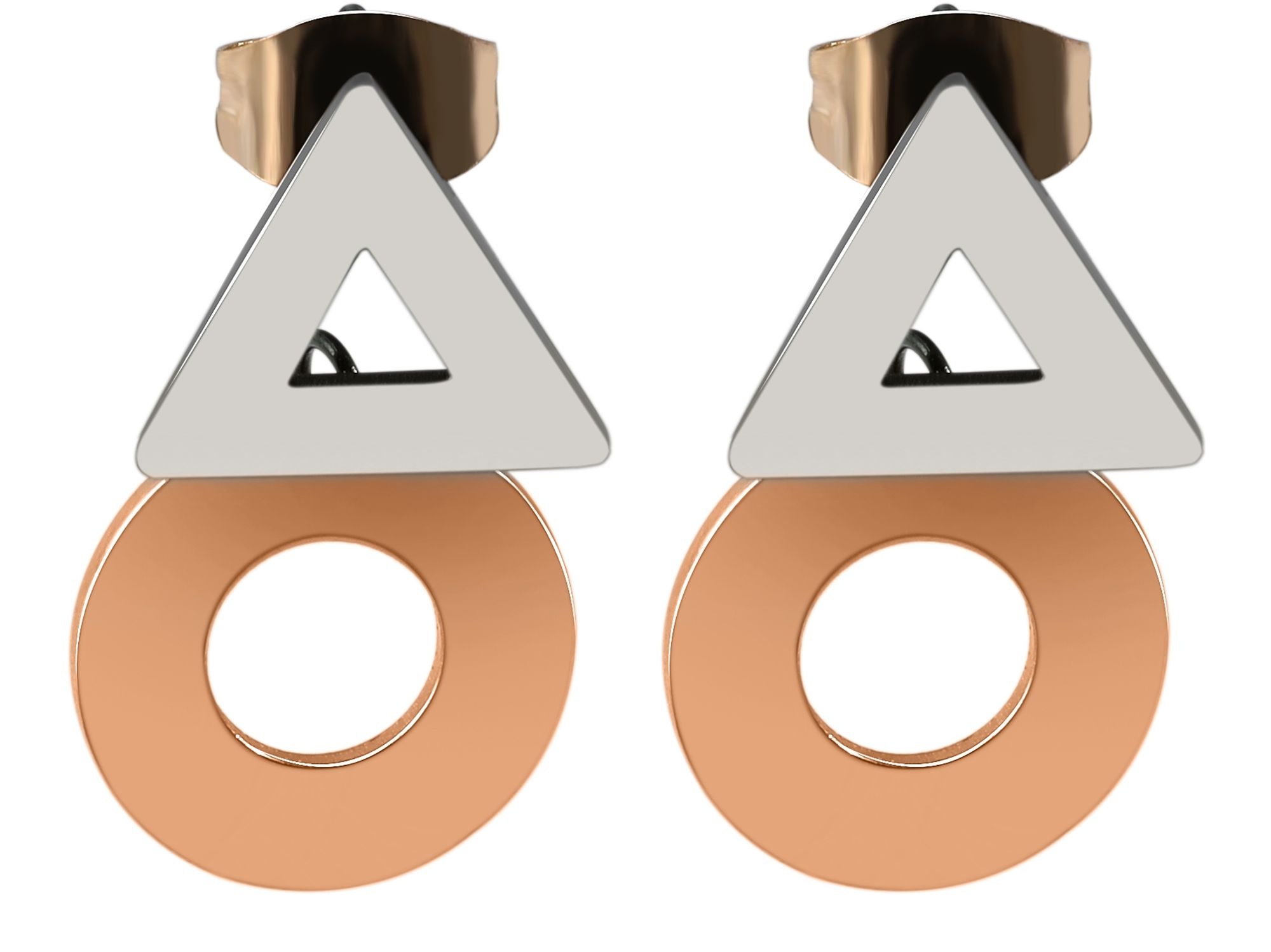 Paar Ohrhänger ADELIA´S "Damen Ohrringe – Ohrstecker aus Edelstahl", Damen, Gr. Damen, Edelstahl, gold, Ohrringe, Perfekt als Geschenk für besondere Menschen