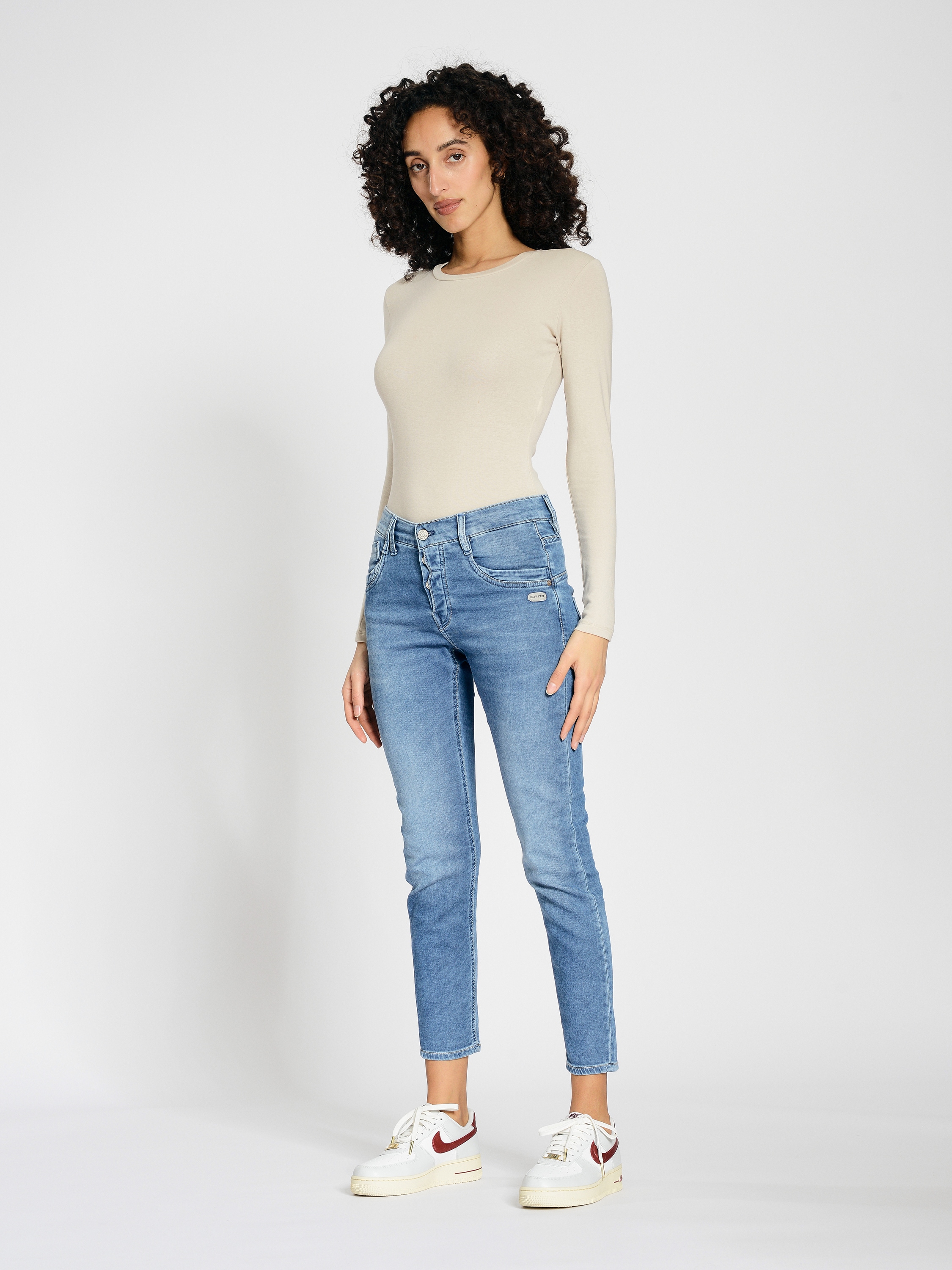 GANG Relax-fit-Jeans »GANG Jeans Relaxed Fit 94GERDA CROPPED«
