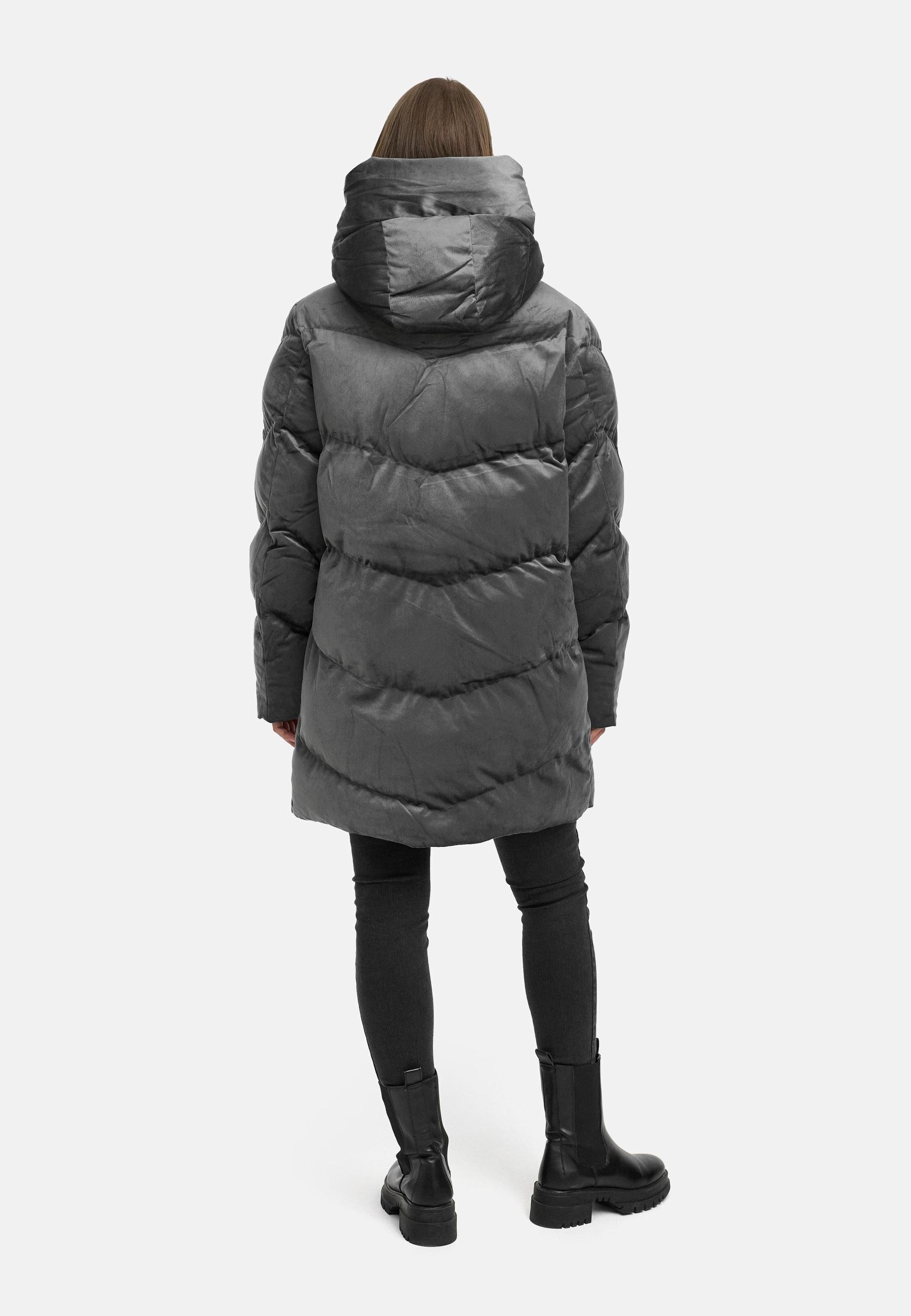 Ragwear Kurzmantel »Avelin Velvet YOUMODO« Gesteppter Wintermantel aus kuscheligem Samt-Material