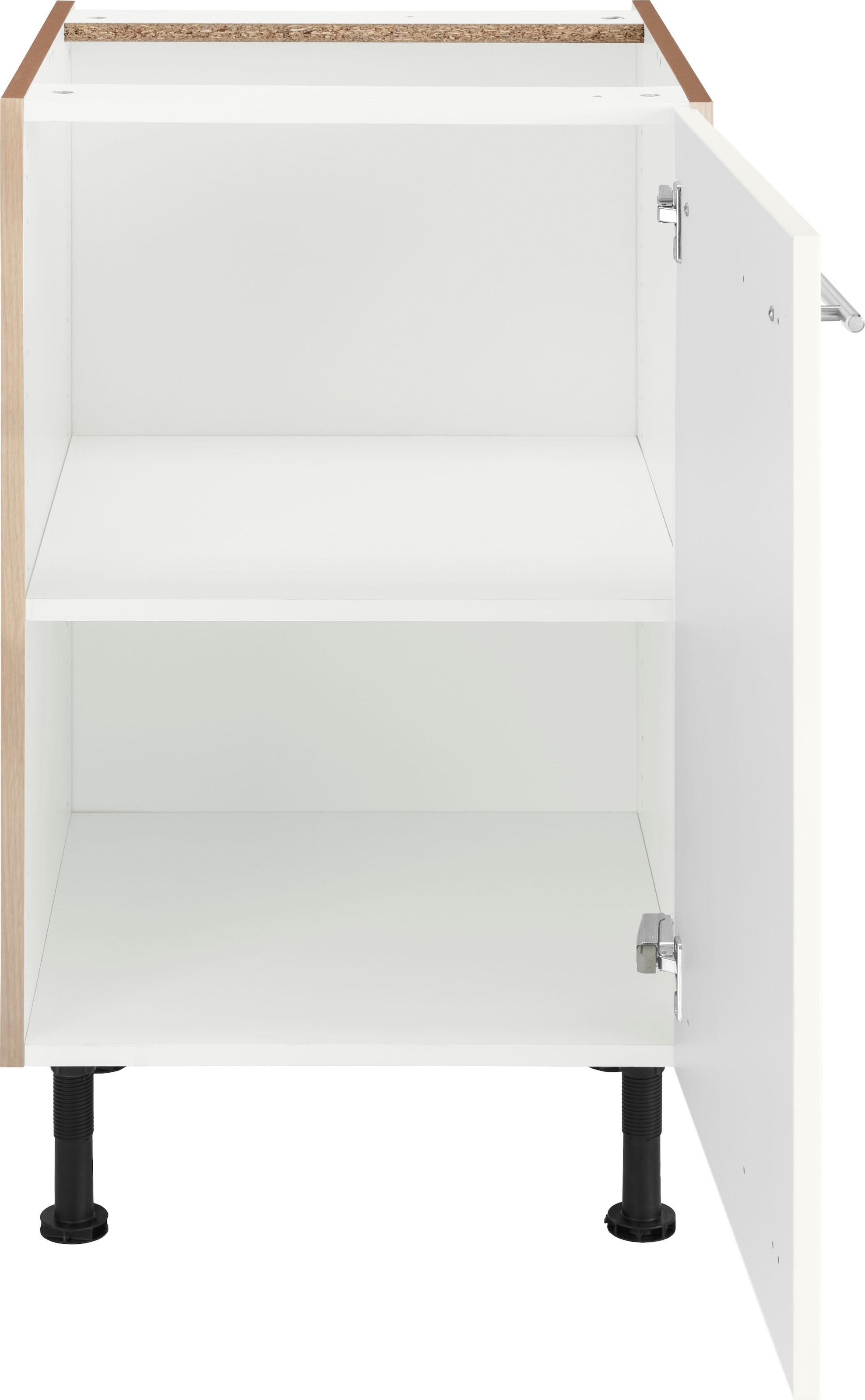 OPTIFIT Unterschrank »Bern«, 50 cm breit, mit 1 Tür mit höhenverstellbaren Füßen, mit Metallgriff