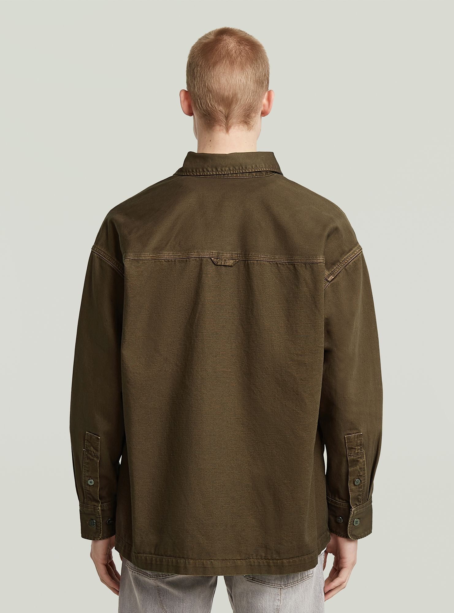 G-STAR Langarmshirt "Boxy Fit Overshirt" günstig online kaufen