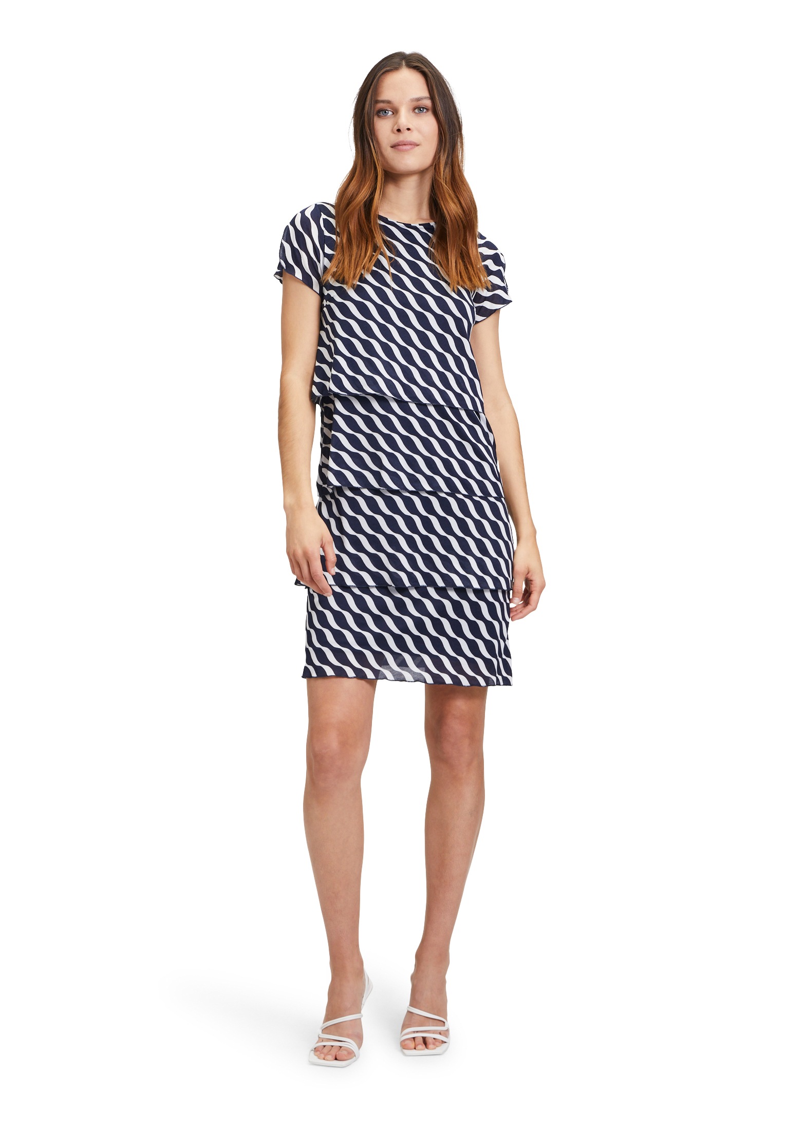 Betty Barclay Sommerkleid »Betty Barclay Damen Stufenkleid mit Flügelärmeln«, Druck
