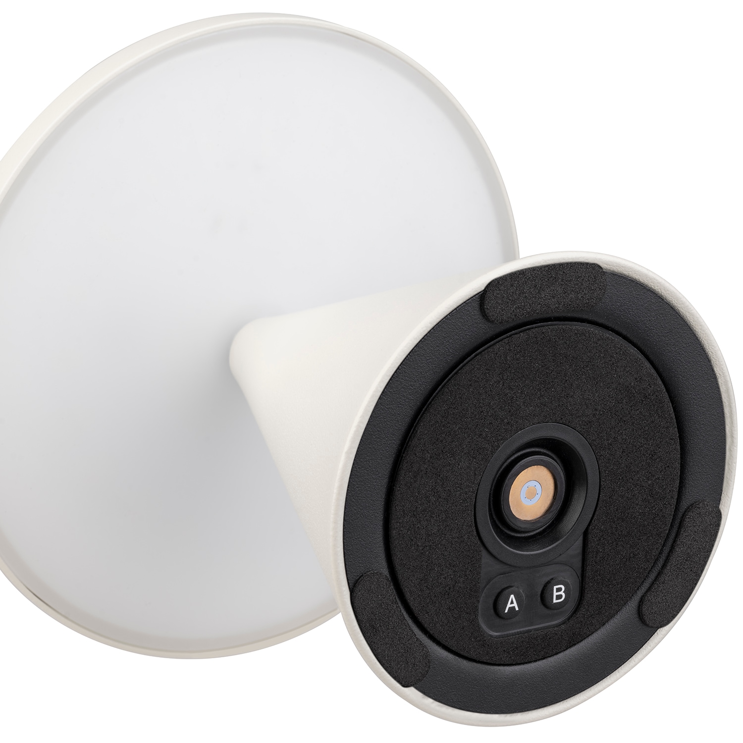 APS LED Tischleuchte »Akku-Tischleuchte "CONE MINI", Höhe 11,5 cm«, 1 flammig, Leuchtmittel LED-Modul | LED fest integriert, inkl. Ladestation, USB-Ladekabel und Fernbedienung
