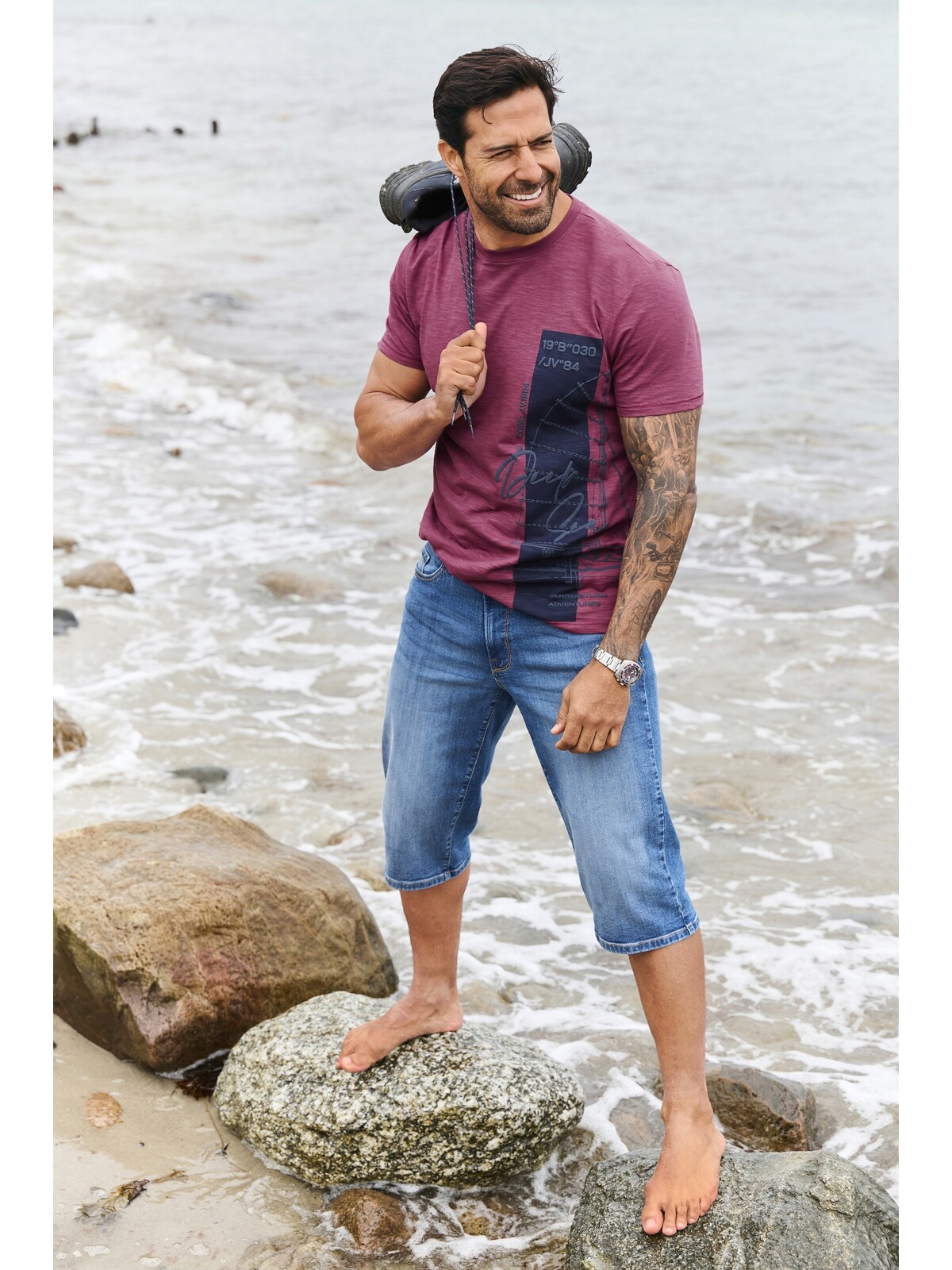 Jan Vanderstorm T-Shirt »T-Shirt BALJAN«