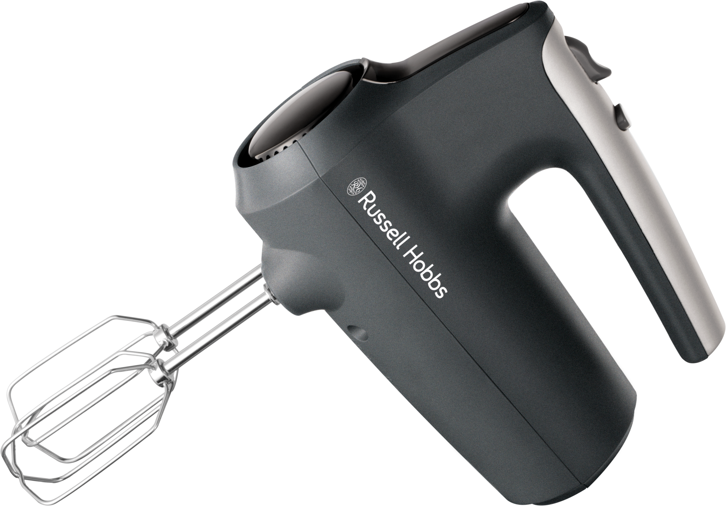 RUSSELL HOBBS Handmixer "Matte Charcoal 27151-56, Food Processor, 2,3 Liter Glasbehälter", 185 W, anthrazit