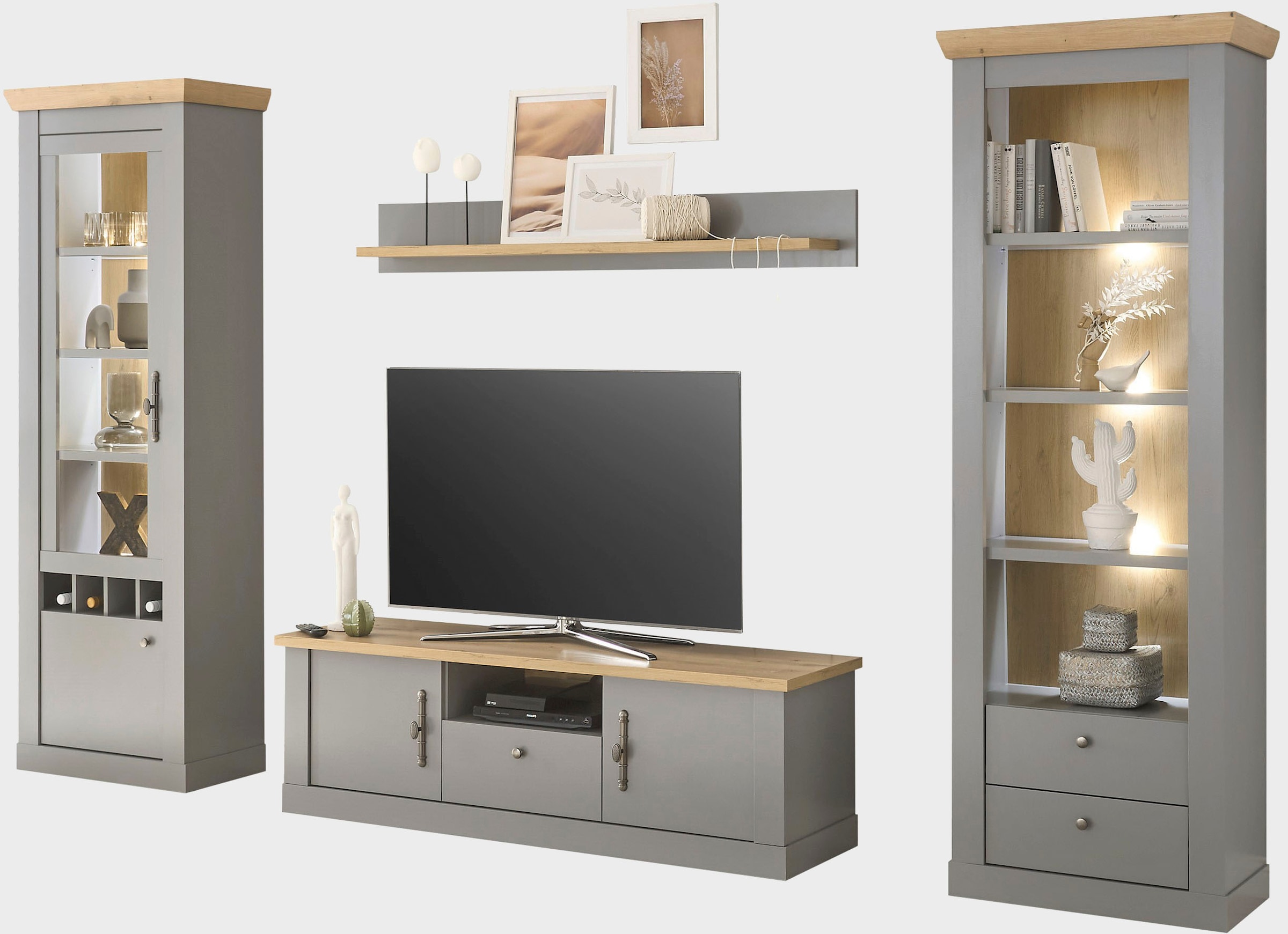 Home affaire Wohnwand "Chambord" 4 Stk. tlg. günstig online kaufen