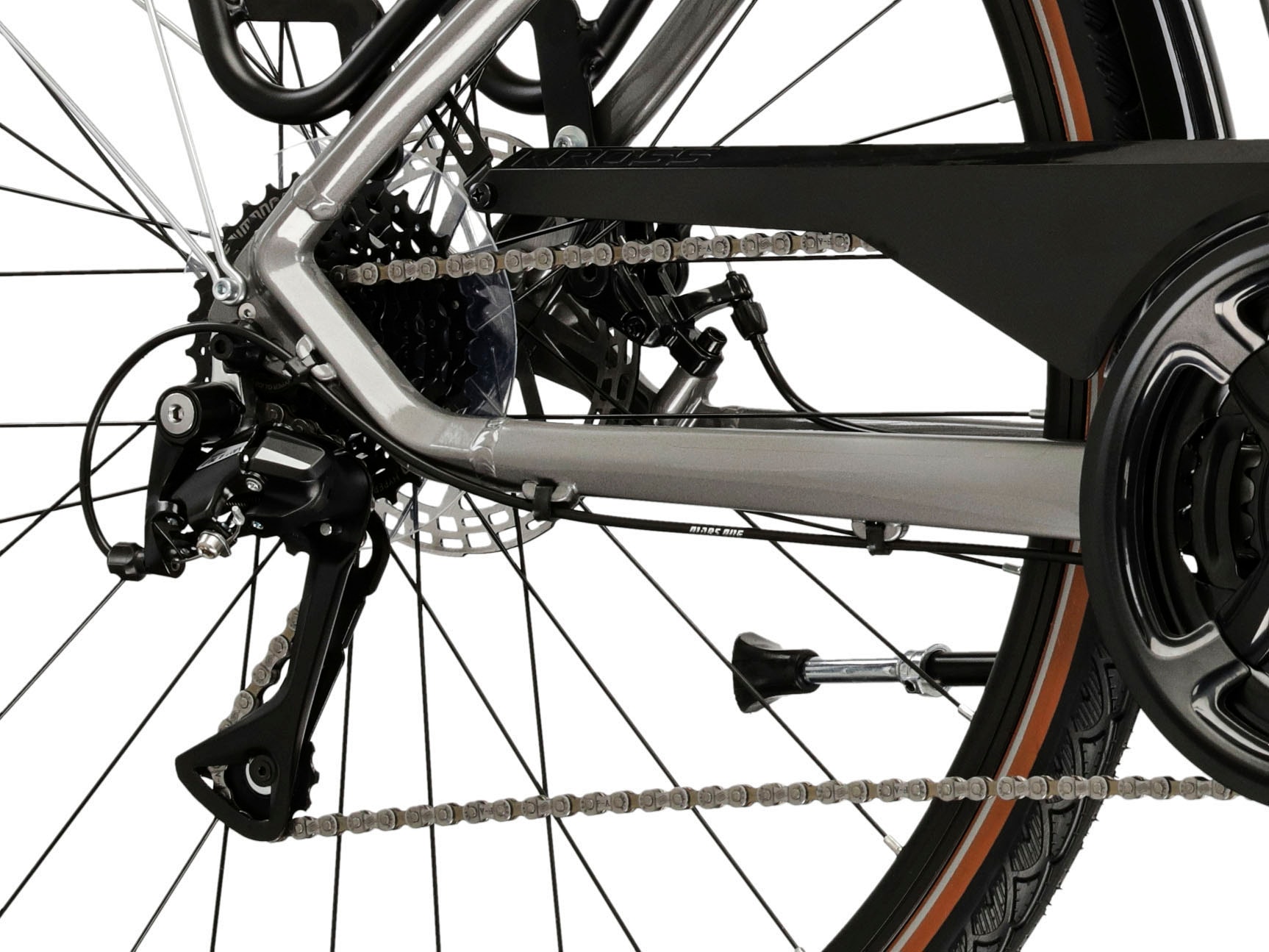 Kross Trekkingrad »KROSS Trekkingrad 28" Trans 3.0 ULT.RA silver 24 Gänge« 24 Gang Shimano ACERA M3020 Schaltwerk Kettenschaltung