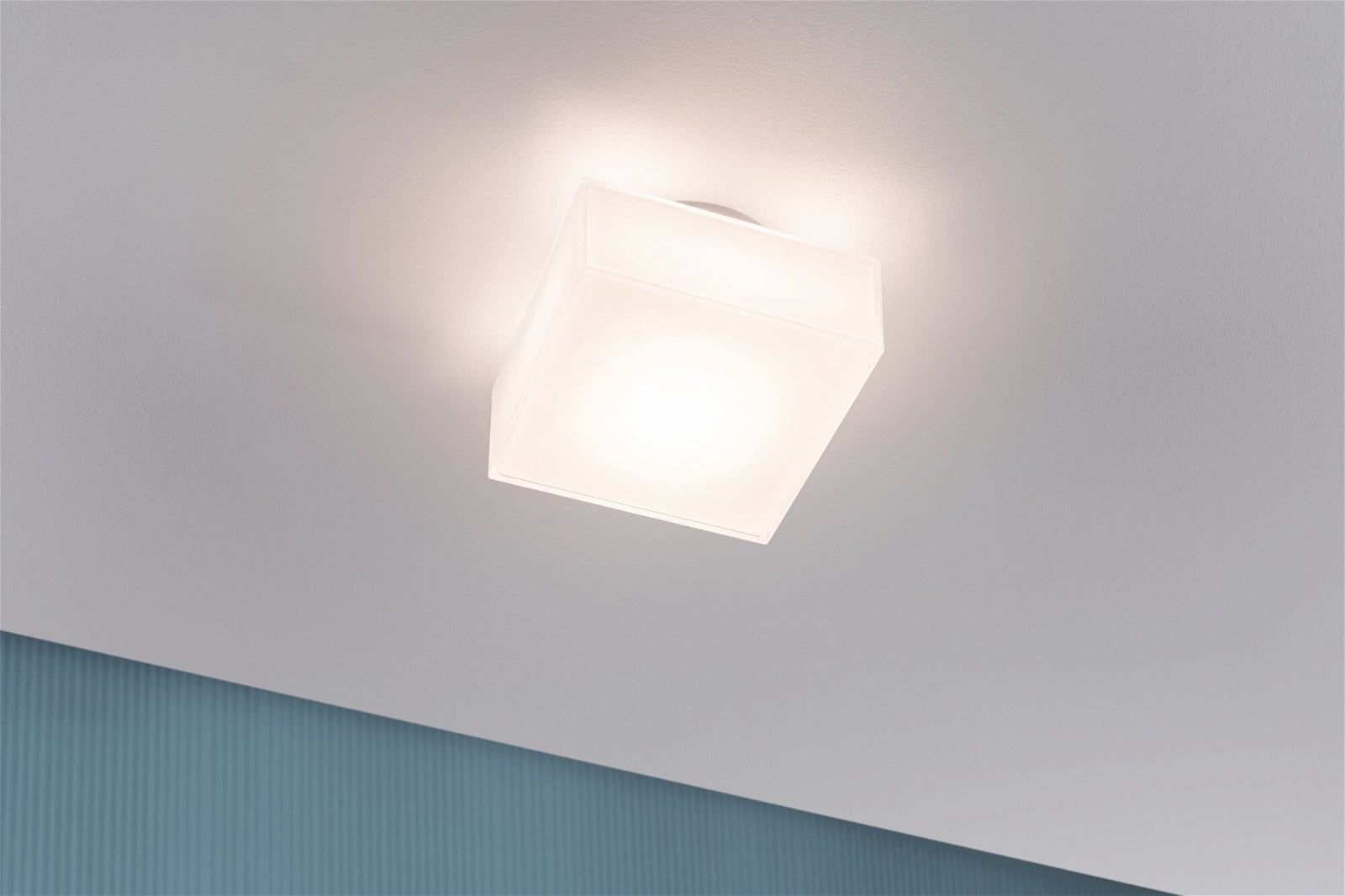 Paulmann LED Deckenleuchte »Selection | 1 3000K flammig-flammig IP44 Maro Kunststoff«, 1x6,8W Weiß 155x155mm BAUR Bathroom
