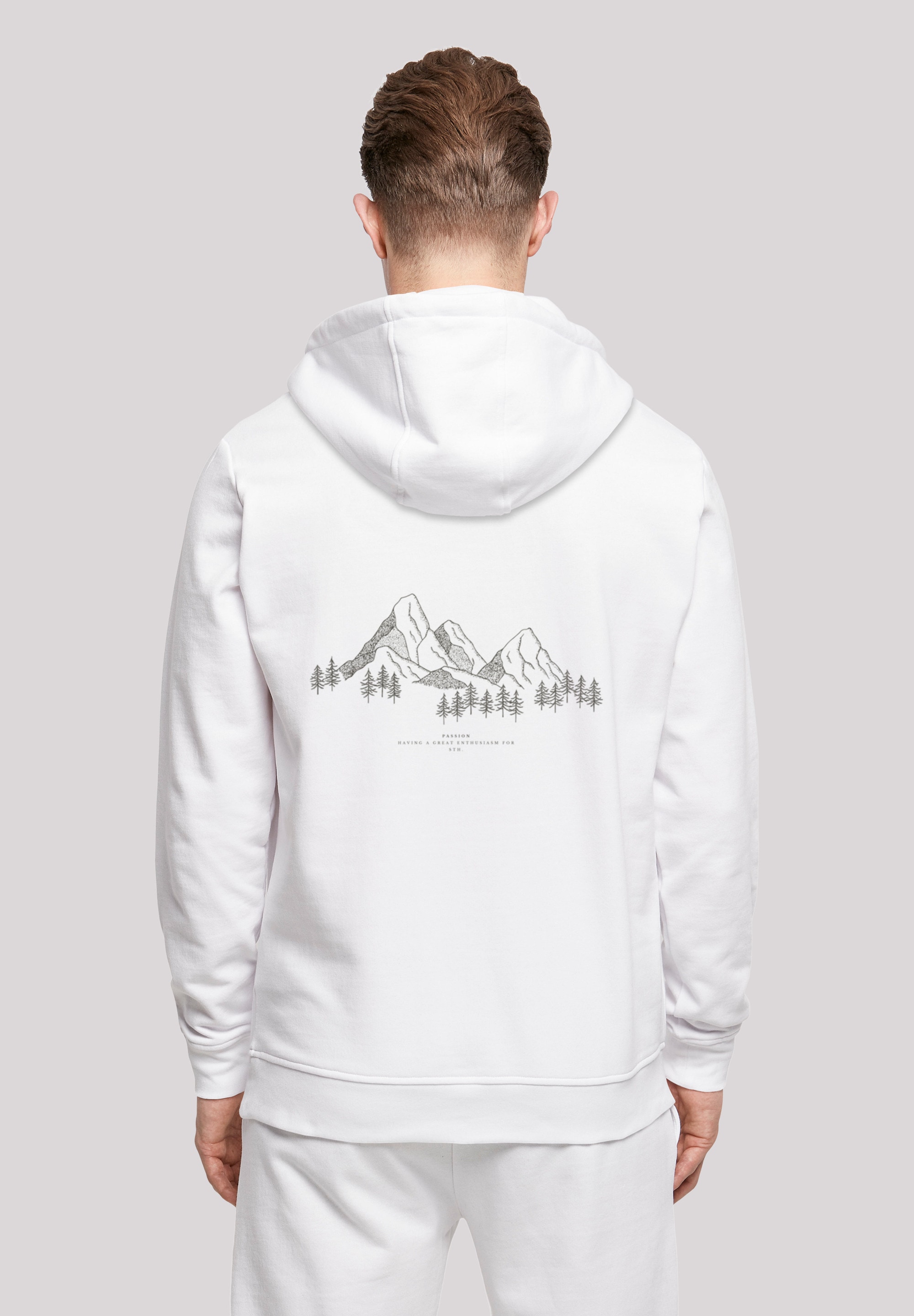 F4NT4STIC Kapuzenpullover »Mountain Berge Urlaub Winter Schnee Ski«, Print