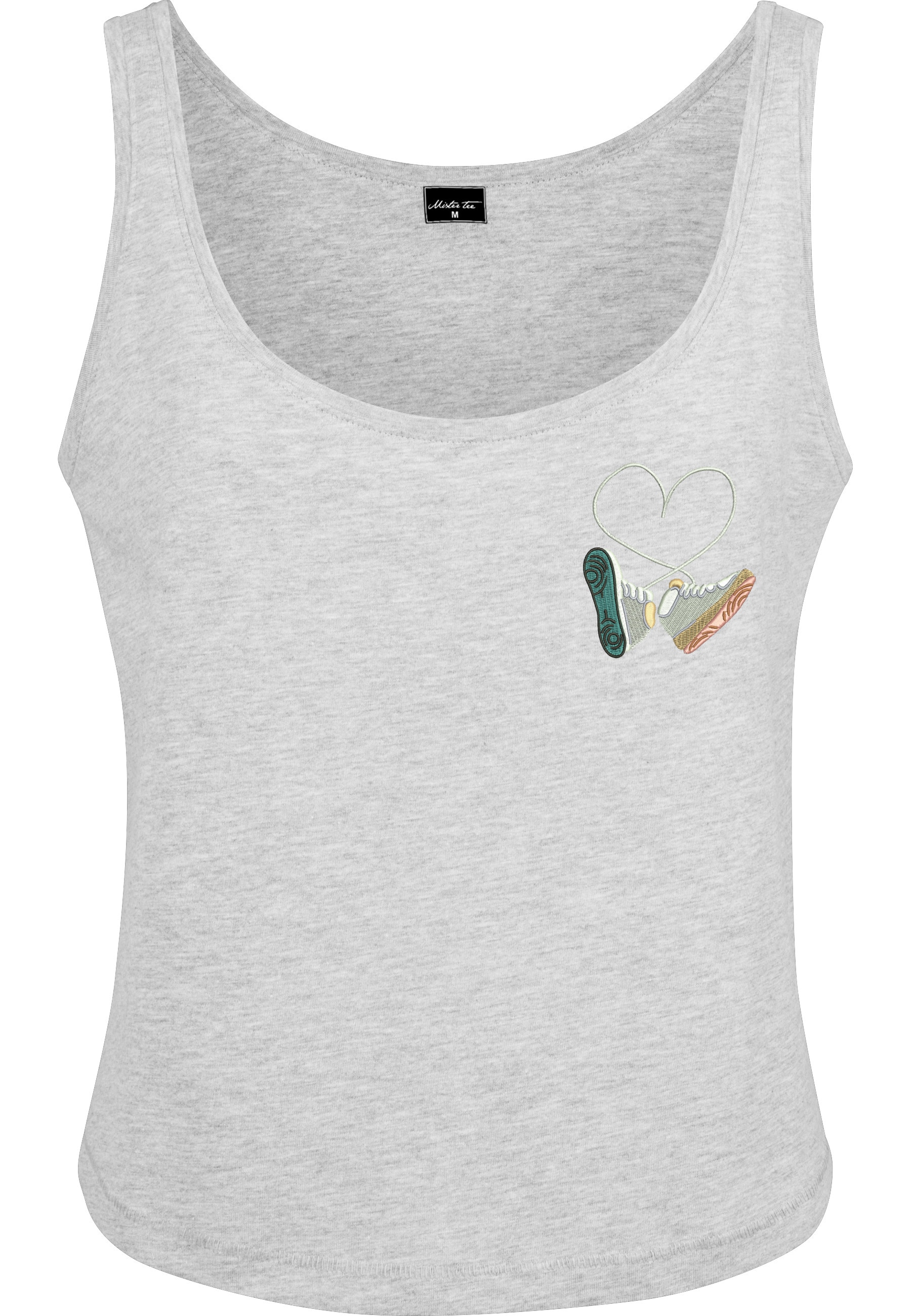 MisterTee Muskelshirt "MisterTee Damen Ladies Kicks Love EMB Tank" 1 Stk. günstig online kaufen