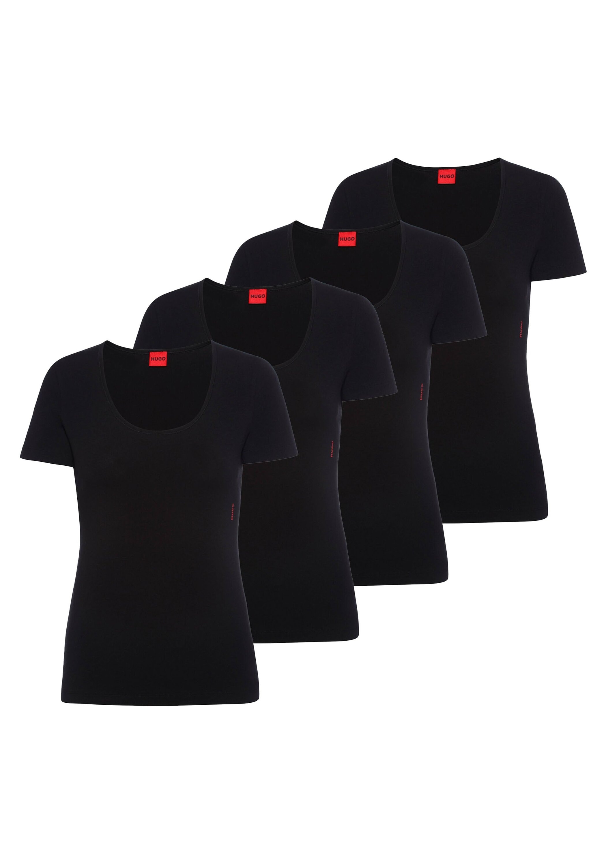 HUGO T-Shirt "T-Shirt T-Shirt RN 4er Pack" günstig online kaufen