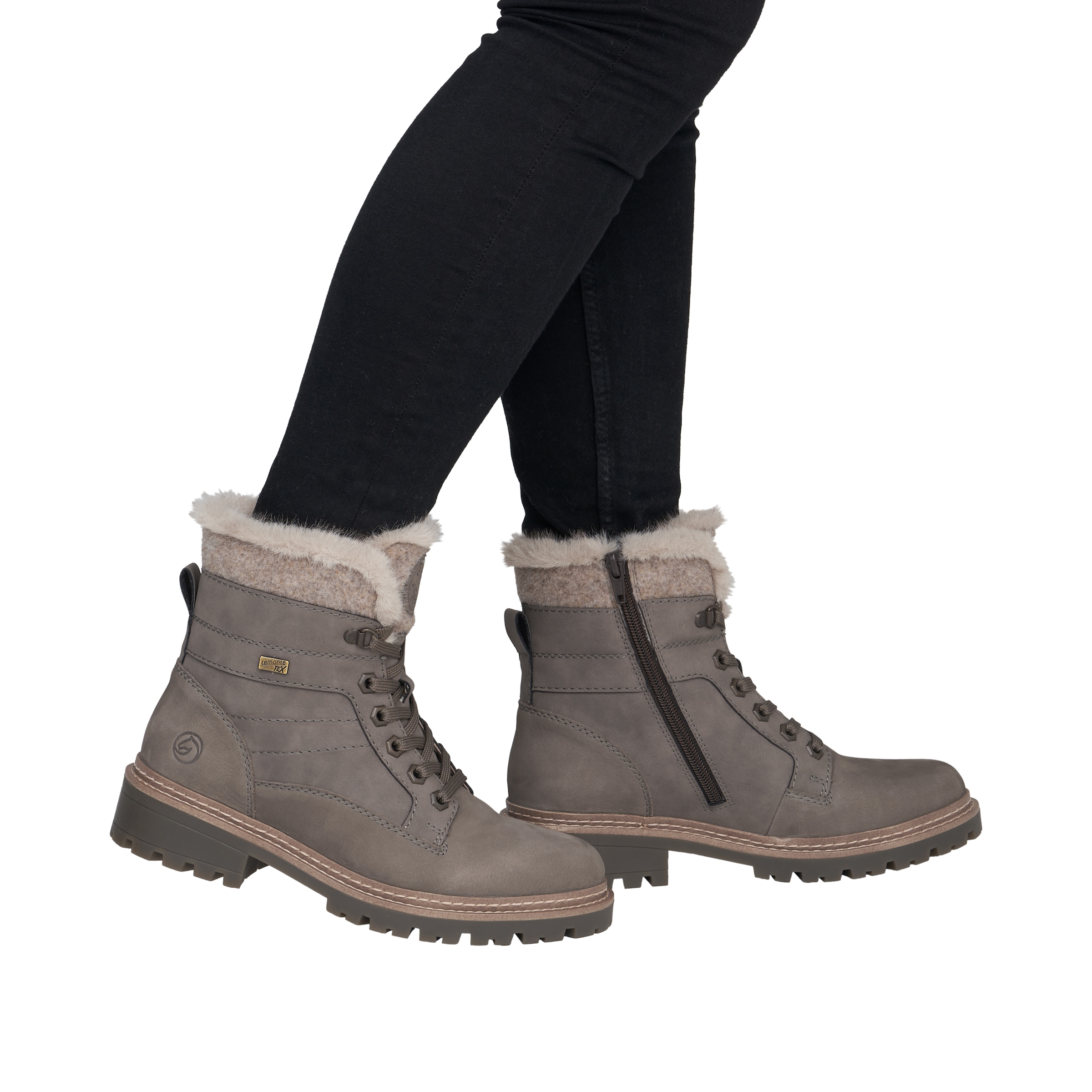 Remonte Winterboots  Schnürboots mit wasserabweisender TEX-Membrane, Schurwollfutter