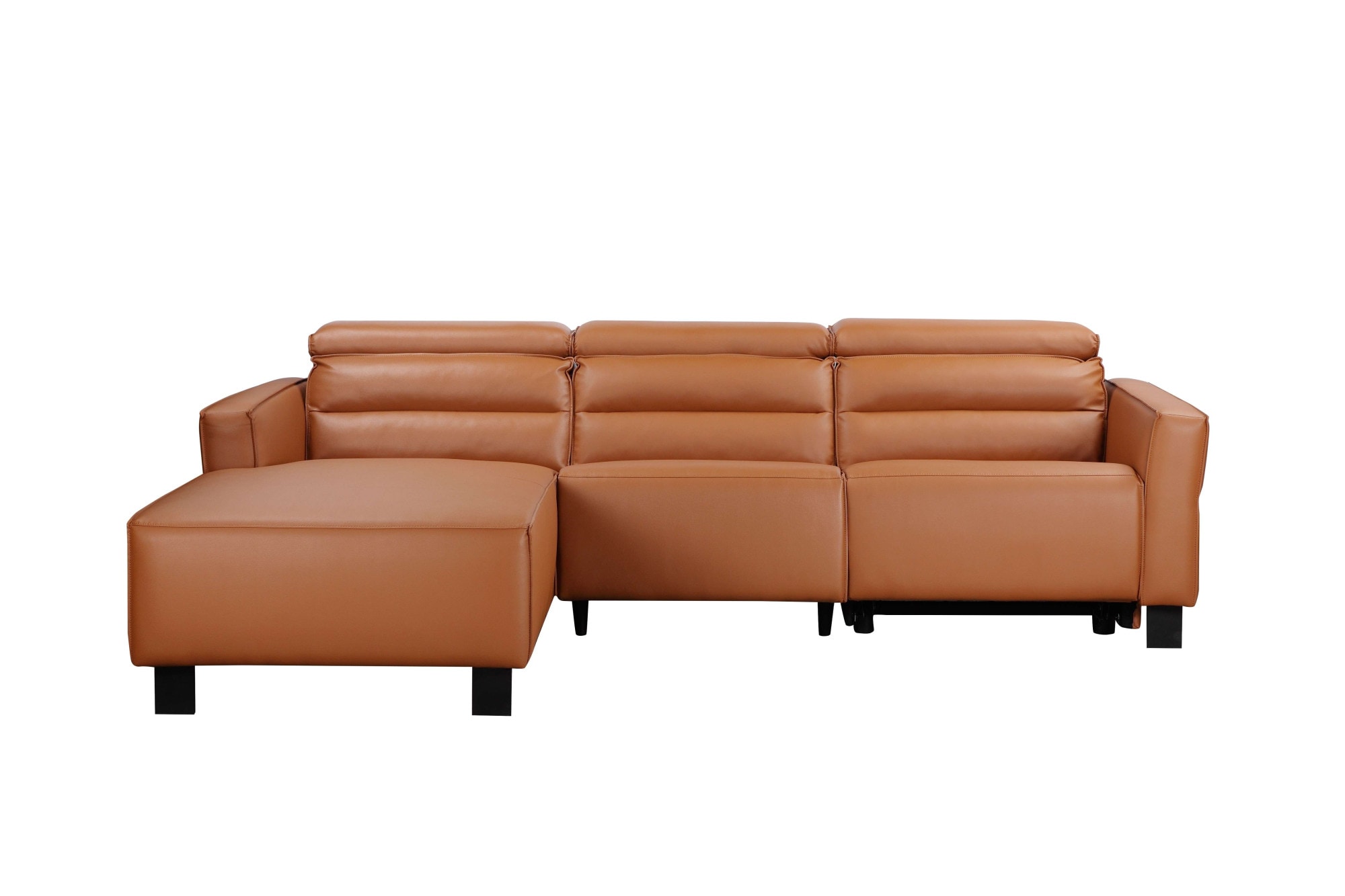 Places of Style Ecksofa »Carpari, L-Form, 263 cm, manuelle o. elektrische Relaxfunktion,«, USB A/C und Kopfteilverstellung