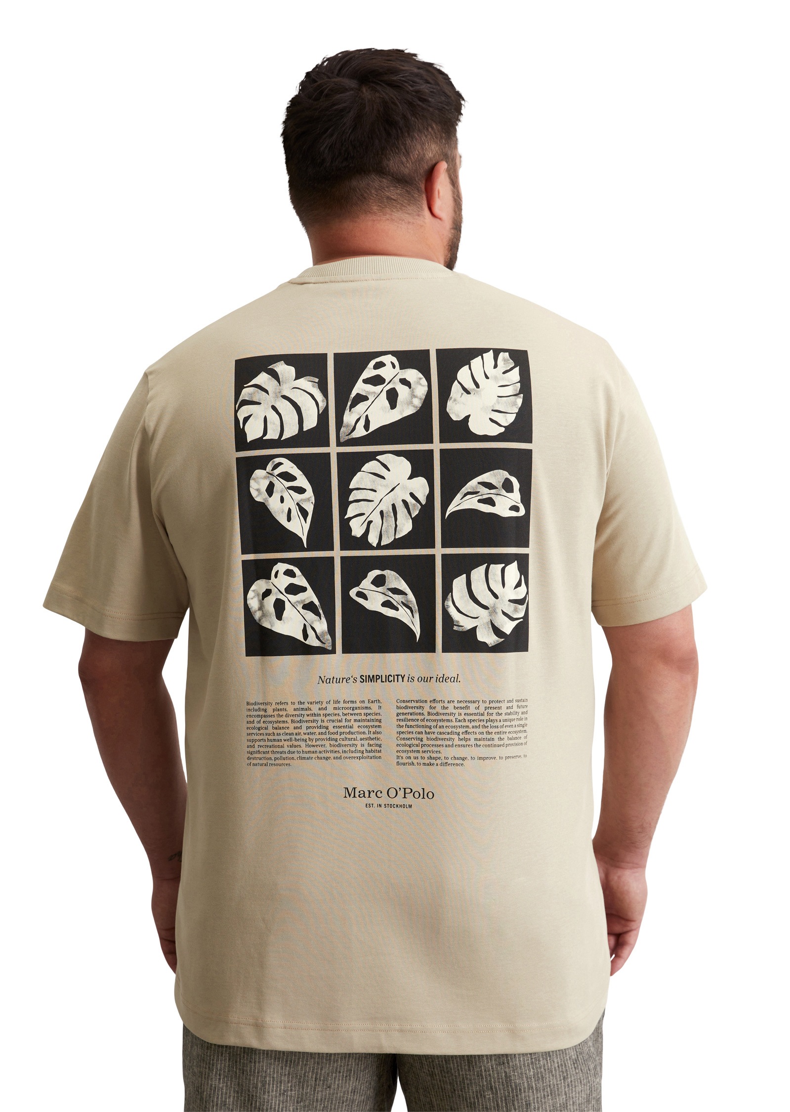 Marc O'Polo T-Shirt »mit großem Rückenprint«