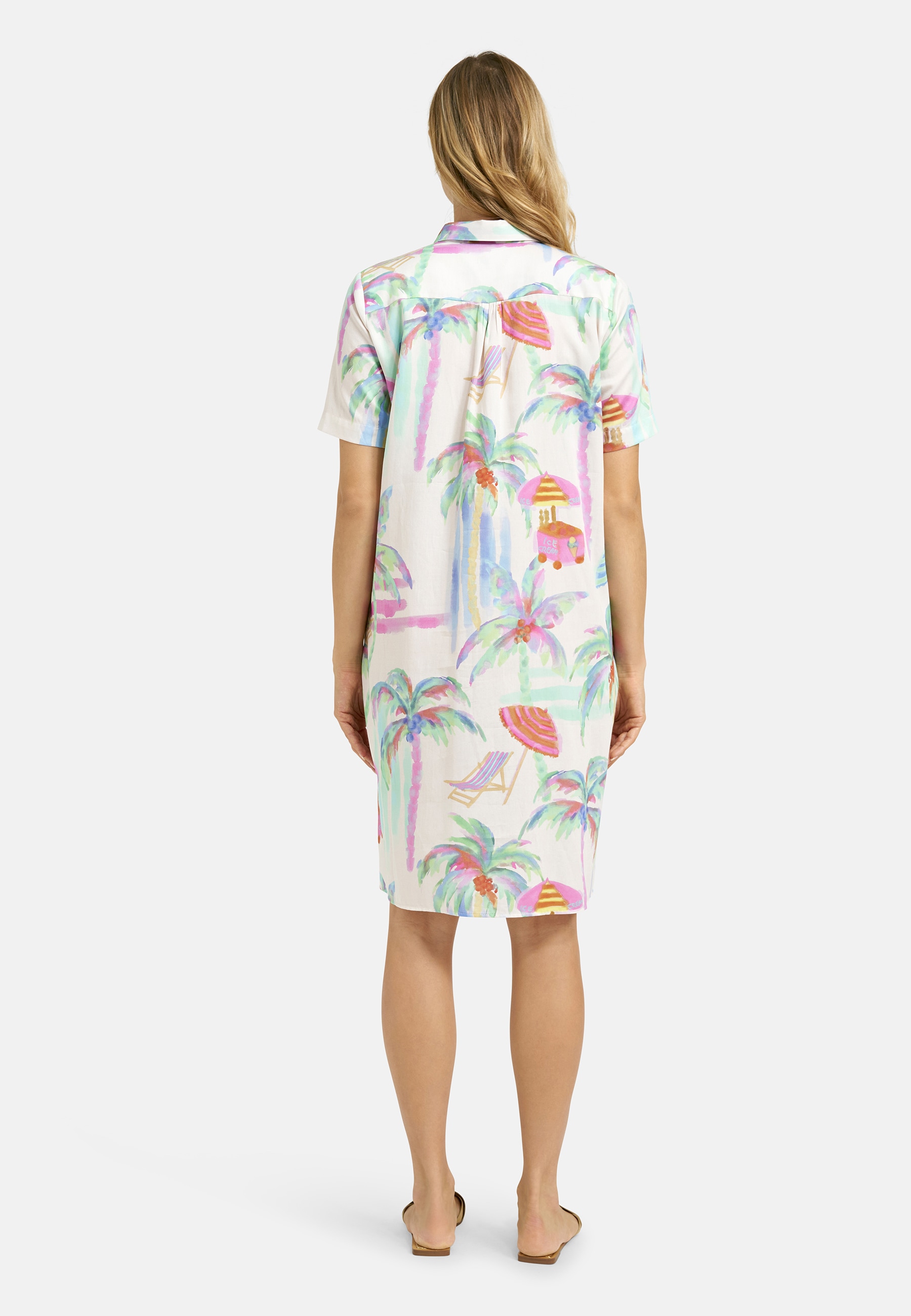 Milano Italy Sommerkleid Eingrifftaschen mit Taschen